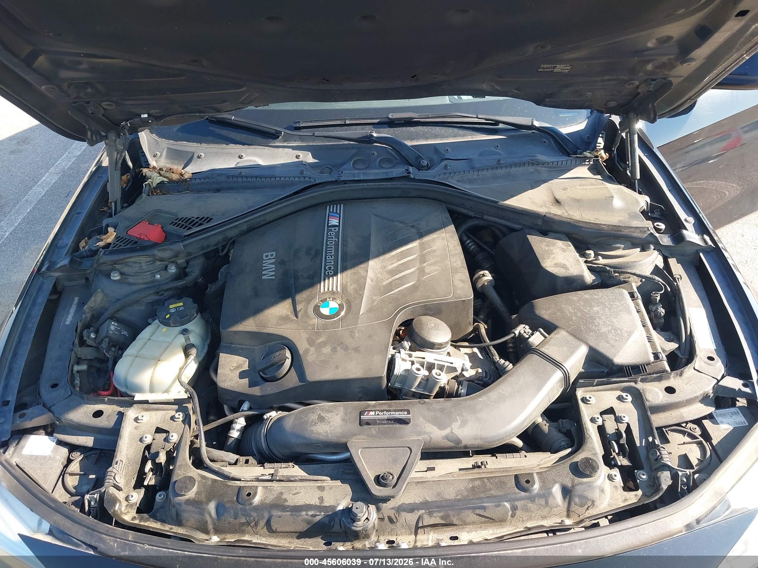 2015 Bmw 435i Black vin: WBA3R1C59FK194604