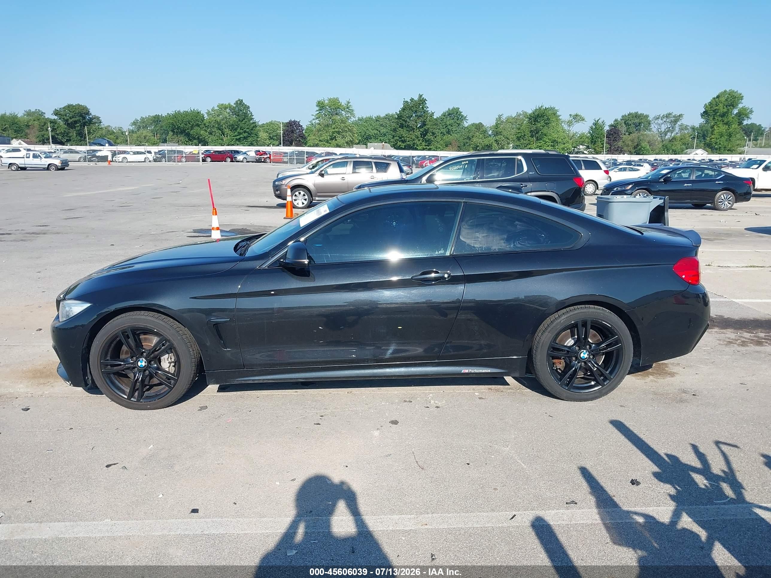 2015 Bmw 435i Black vin: WBA3R1C59FK194604
