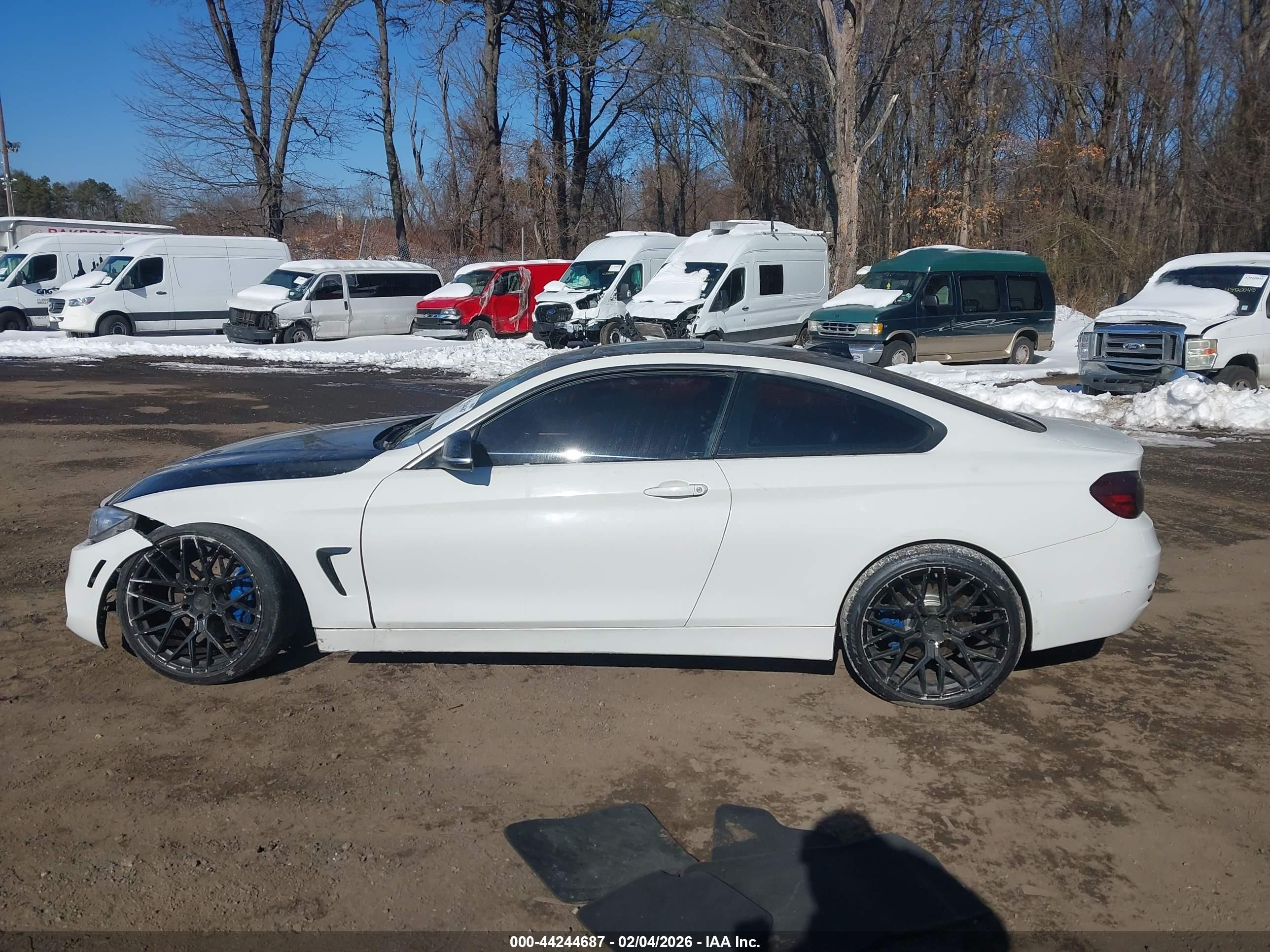 2015 Bmw 435i   White vin: WBA3R1C59FK194909