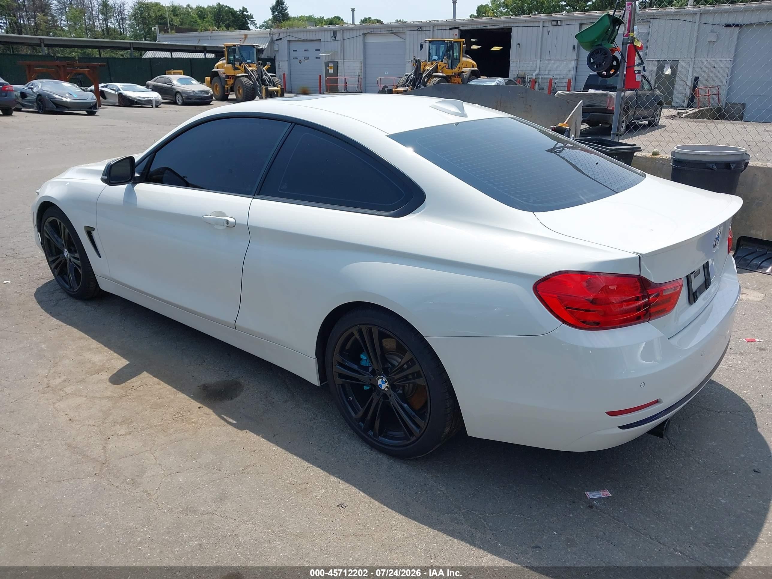 2015 Bmw 435i   White vin: WBA3R1C59FK195431