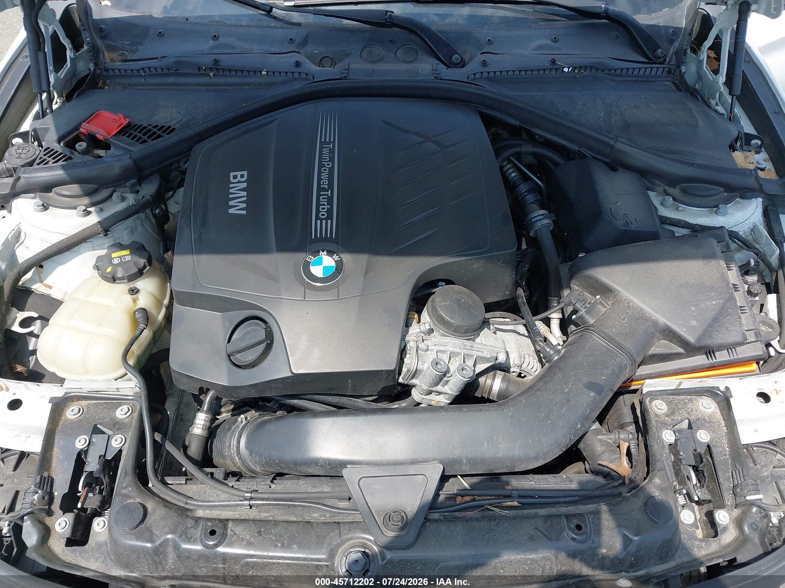 2015 Bmw 435i   White vin: WBA3R1C59FK195431