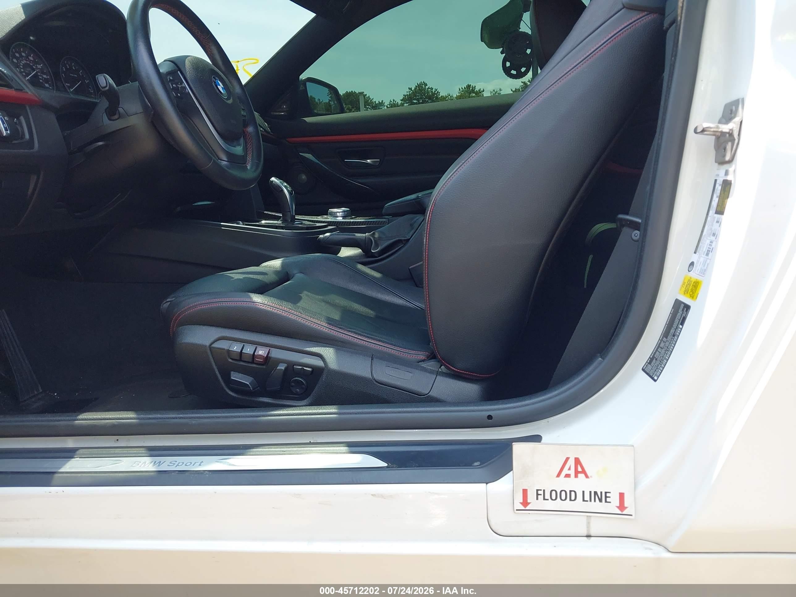 2015 Bmw 435i   White vin: WBA3R1C59FK195431