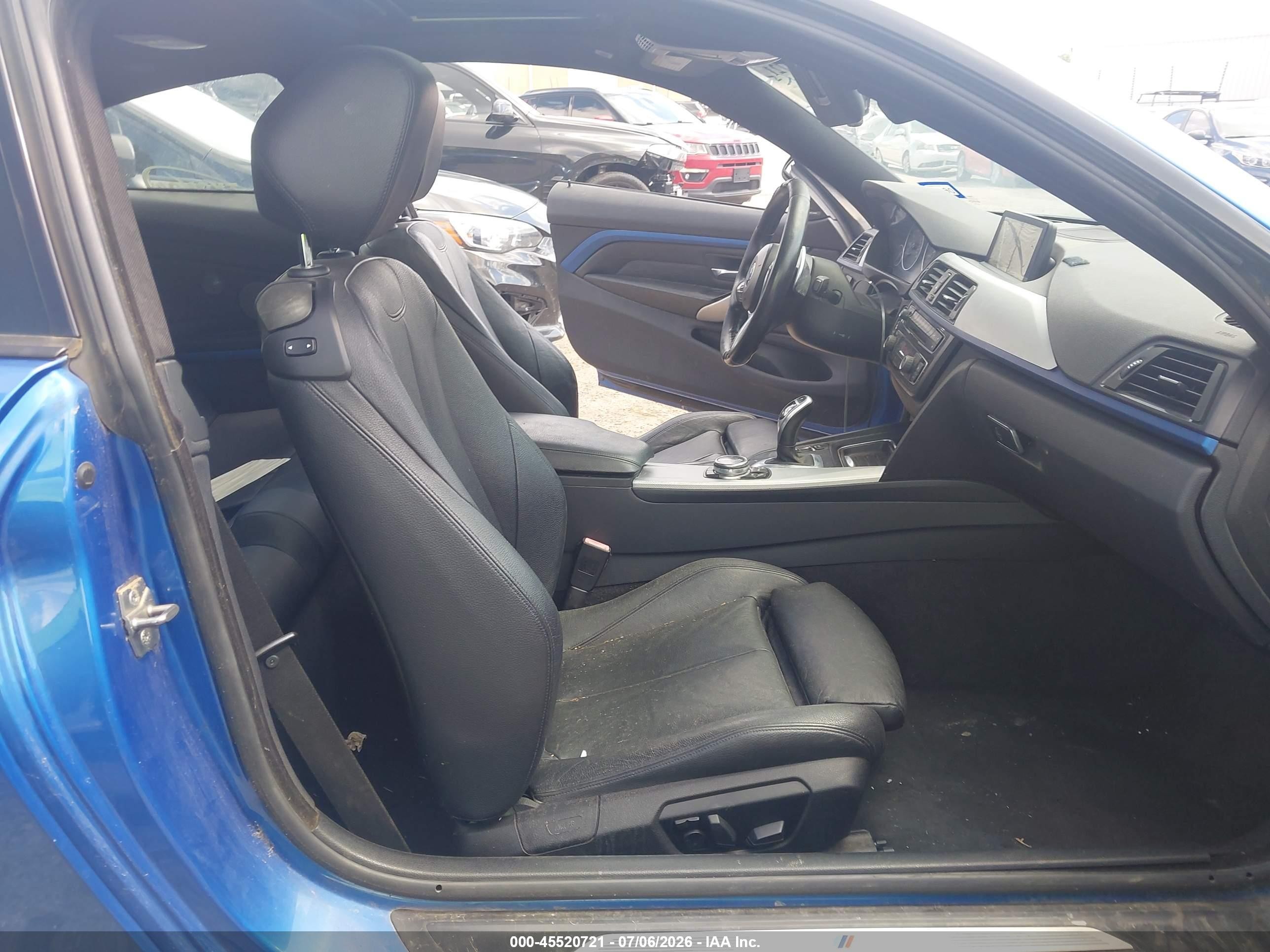2014 Bmw 435i   Blue vin: WBA3R1C5XEK190415