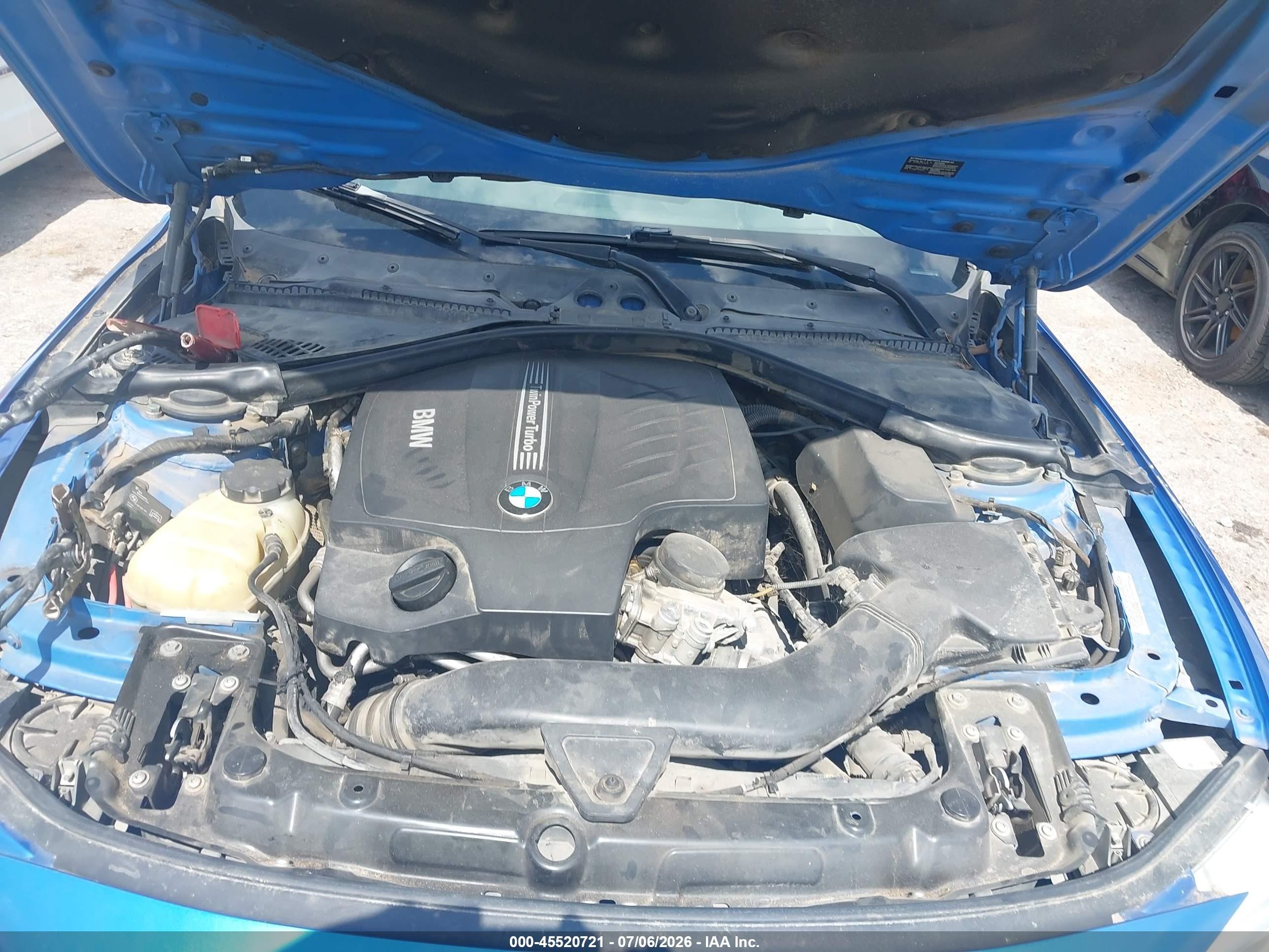 2014 Bmw 435i   Blue vin: WBA3R1C5XEK190415