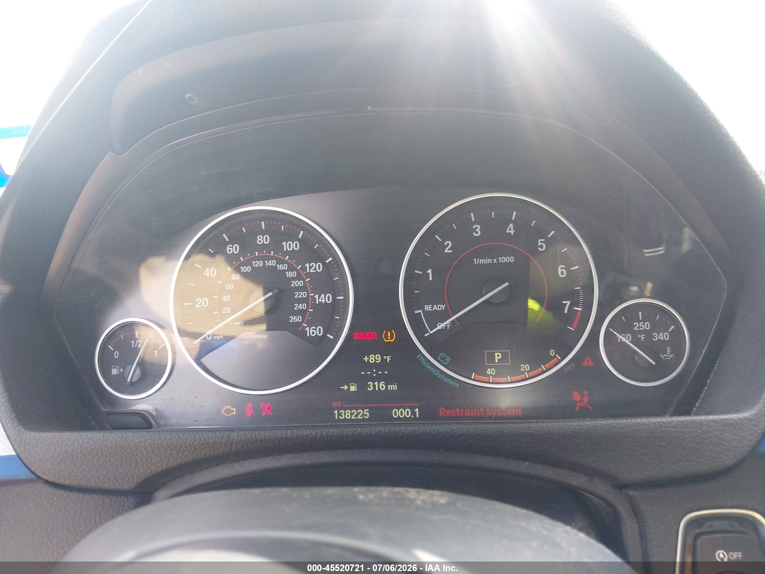 2014 Bmw 435i   Blue vin: WBA3R1C5XEK190415