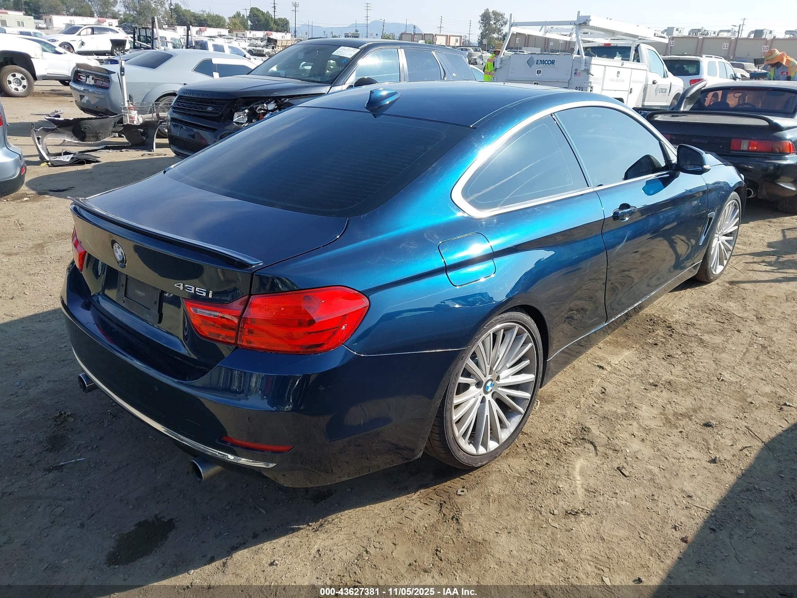 2014 Bmw 435i   Black vin: WBA3R1C5XEK191886