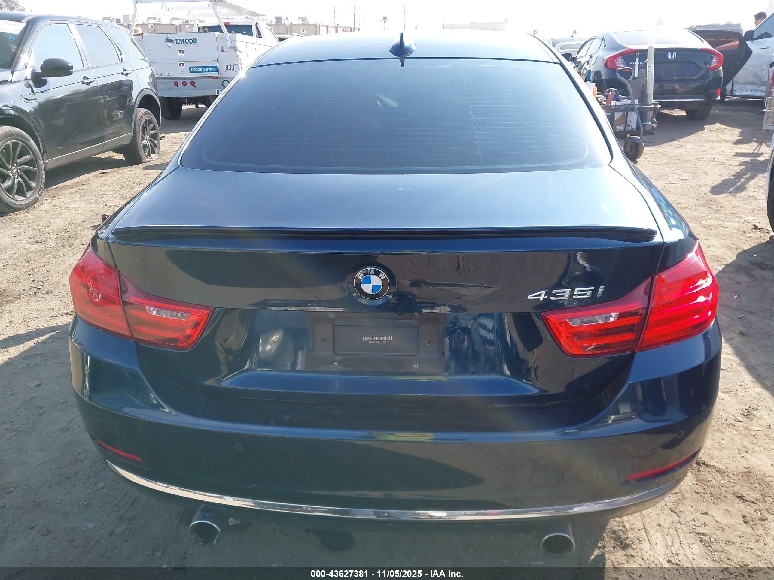 2014 Bmw 435i   Black vin: WBA3R1C5XEK191886