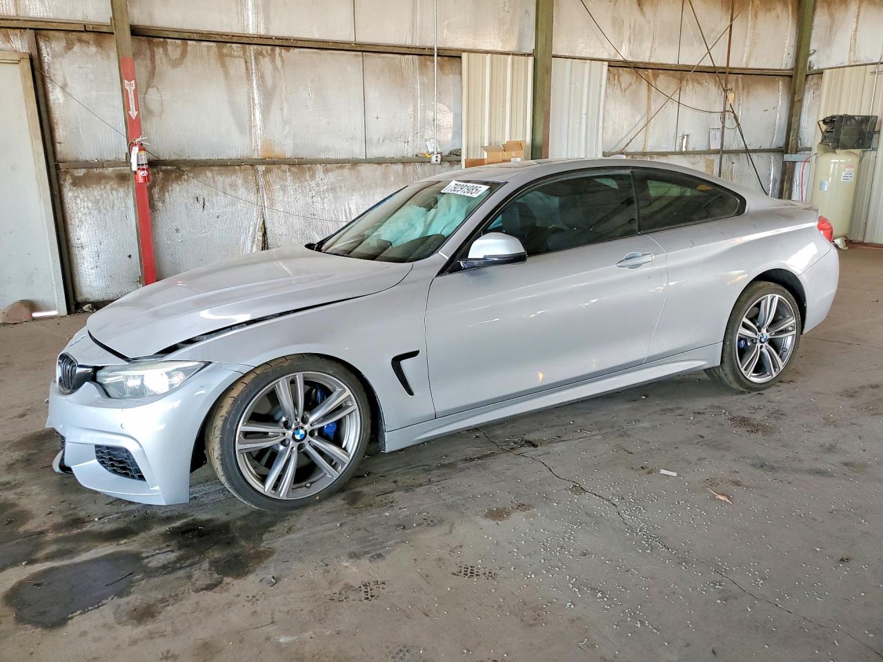 2014 Bmw 435 I Silver vin: WBA3R1C5XEK192035