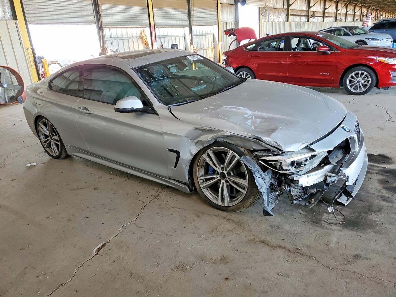 2014 Bmw 435 I Silver vin: WBA3R1C5XEK192035