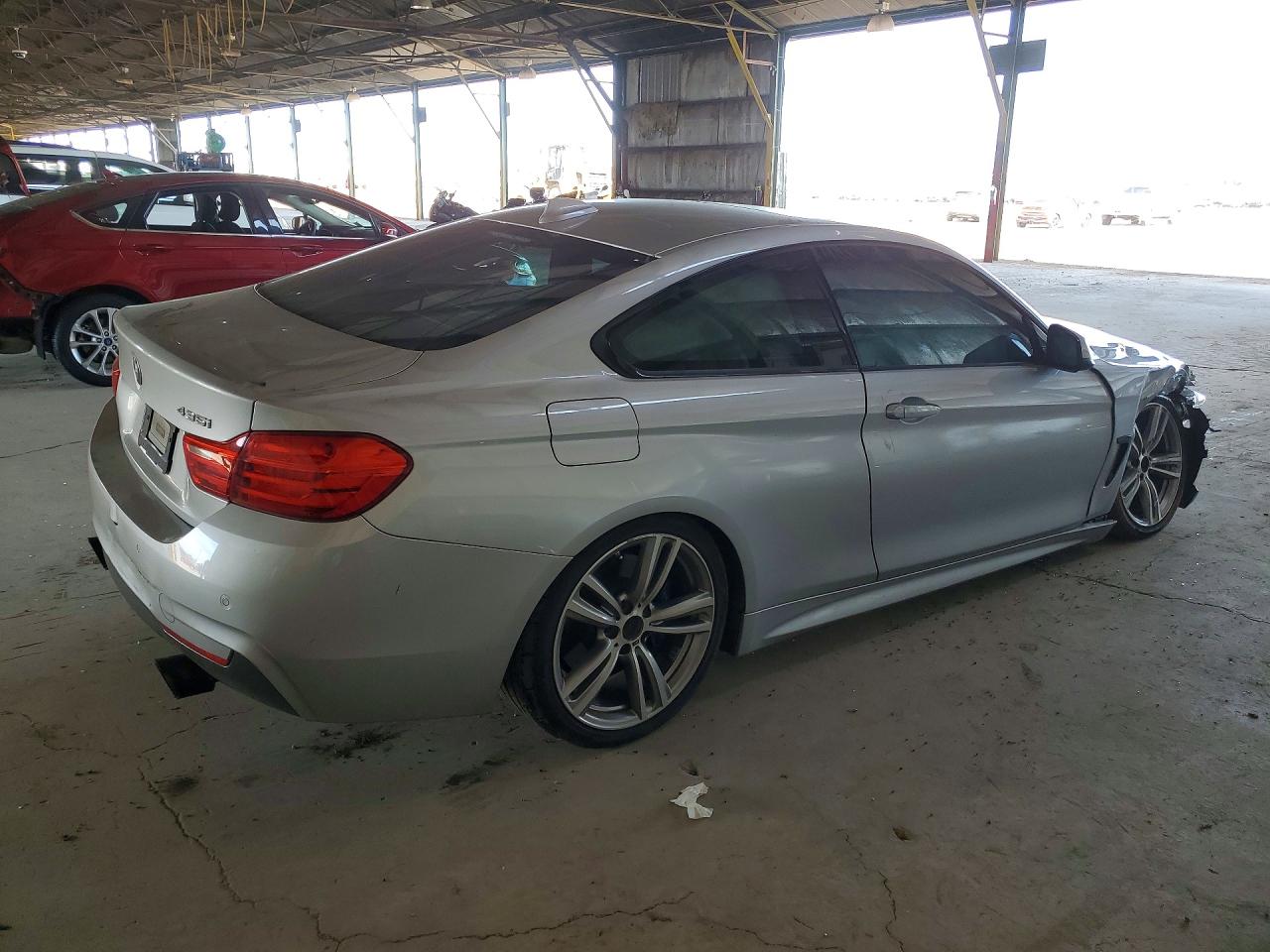 2014 Bmw 435 I Silver vin: WBA3R1C5XEK192035