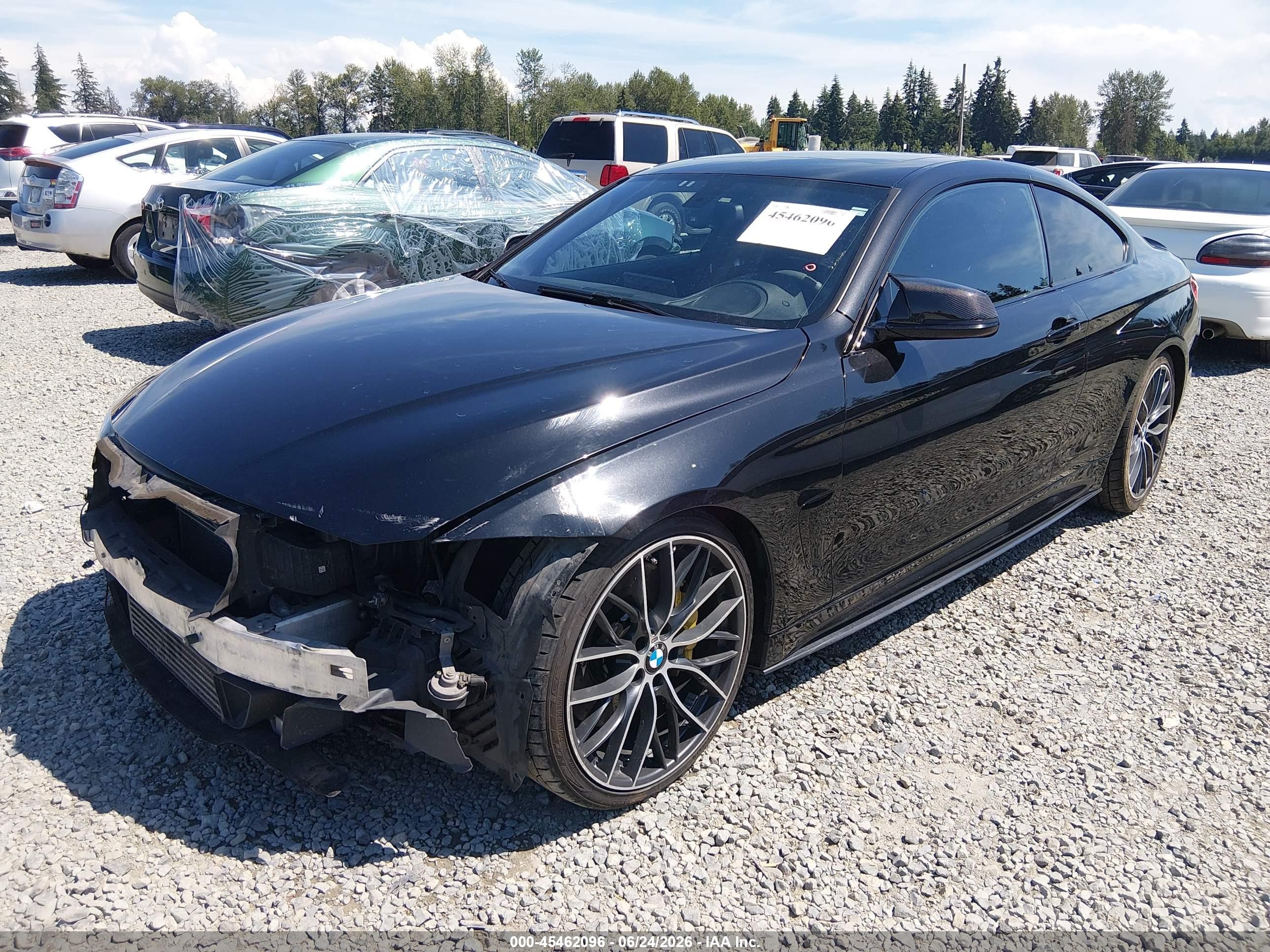 2015 Bmw 435i   Black vin: WBA3R1C5XFK194367