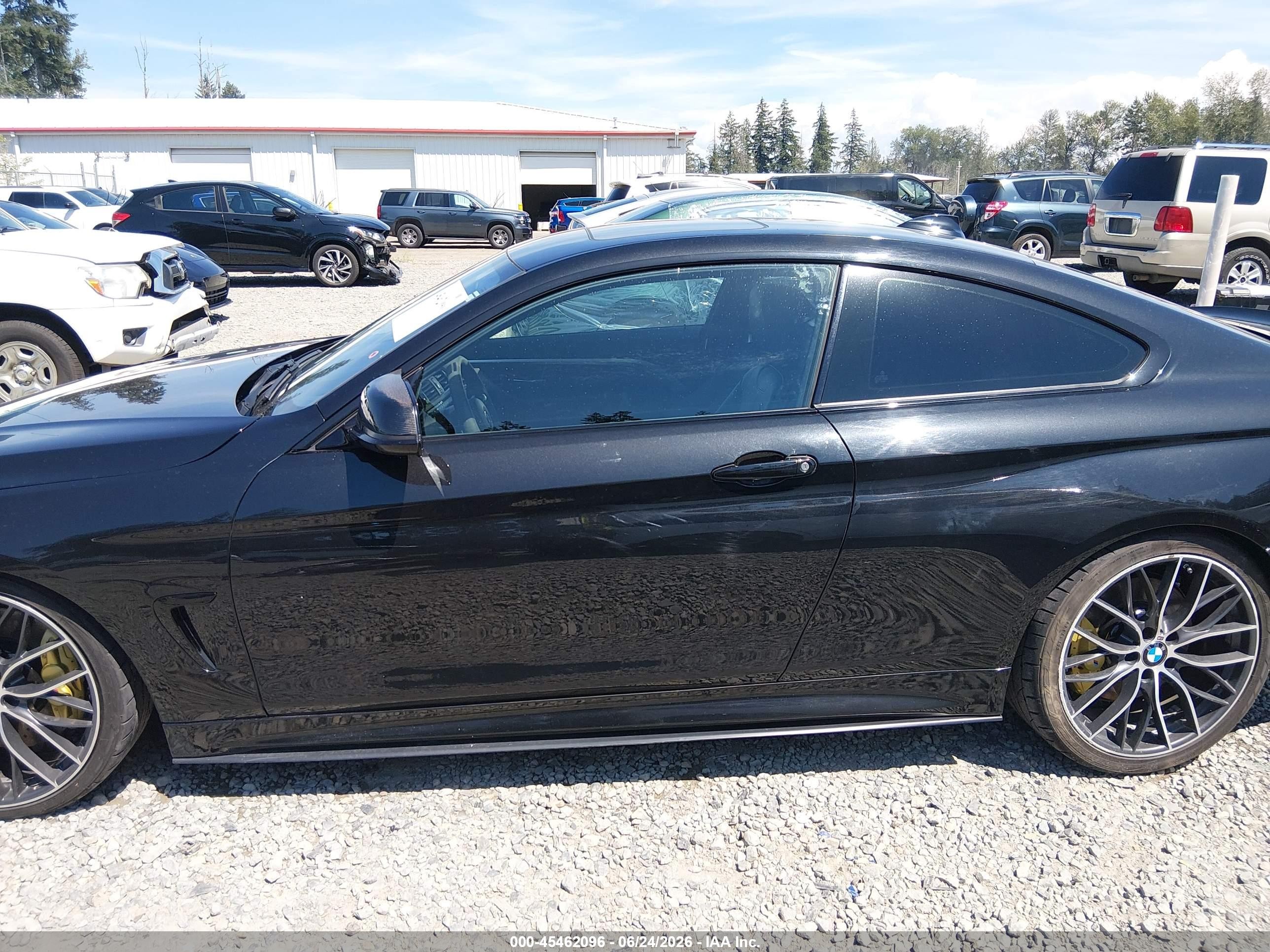 2015 Bmw 435i   Black vin: WBA3R1C5XFK194367