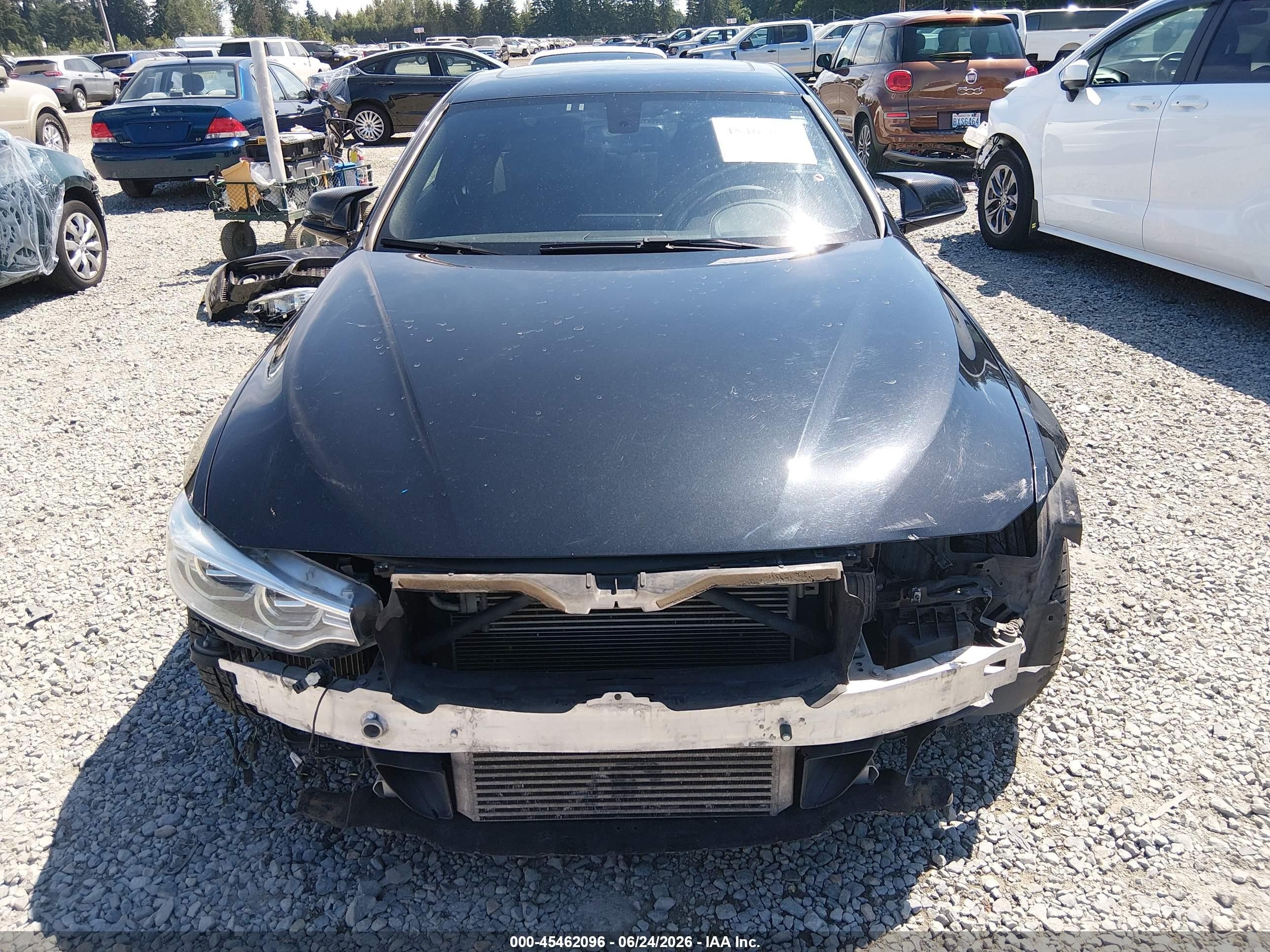 2015 Bmw 435i   Black vin: WBA3R1C5XFK194367