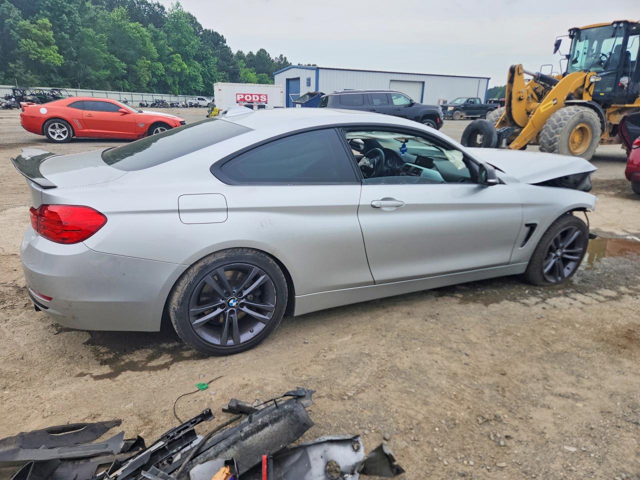 2014 Bmw 435 Xi Silver vin: WBA3R5C50EK186252