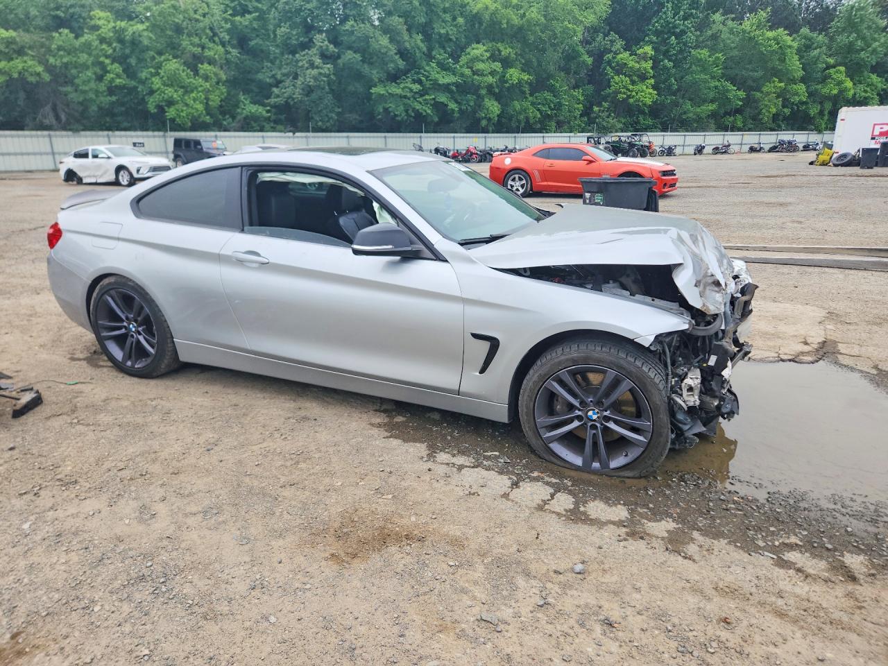 2014 Bmw 435 Xi Silver vin: WBA3R5C50EK186252
