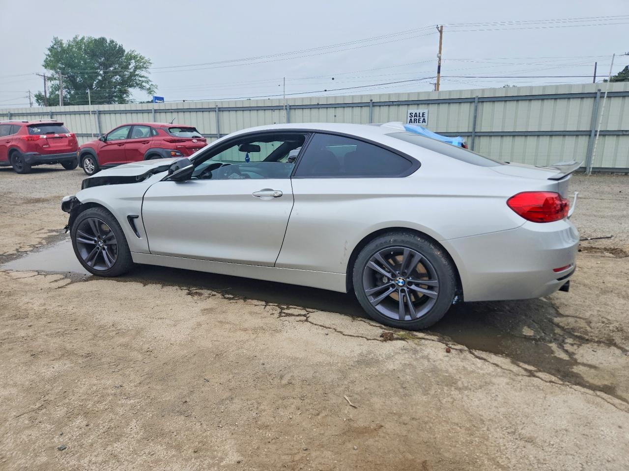 2014 Bmw 435 Xi Silver vin: WBA3R5C50EK186252