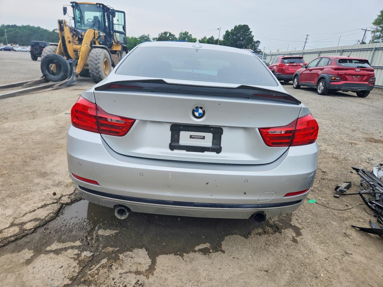 2014 Bmw 435 Xi Silver vin: WBA3R5C50EK186252