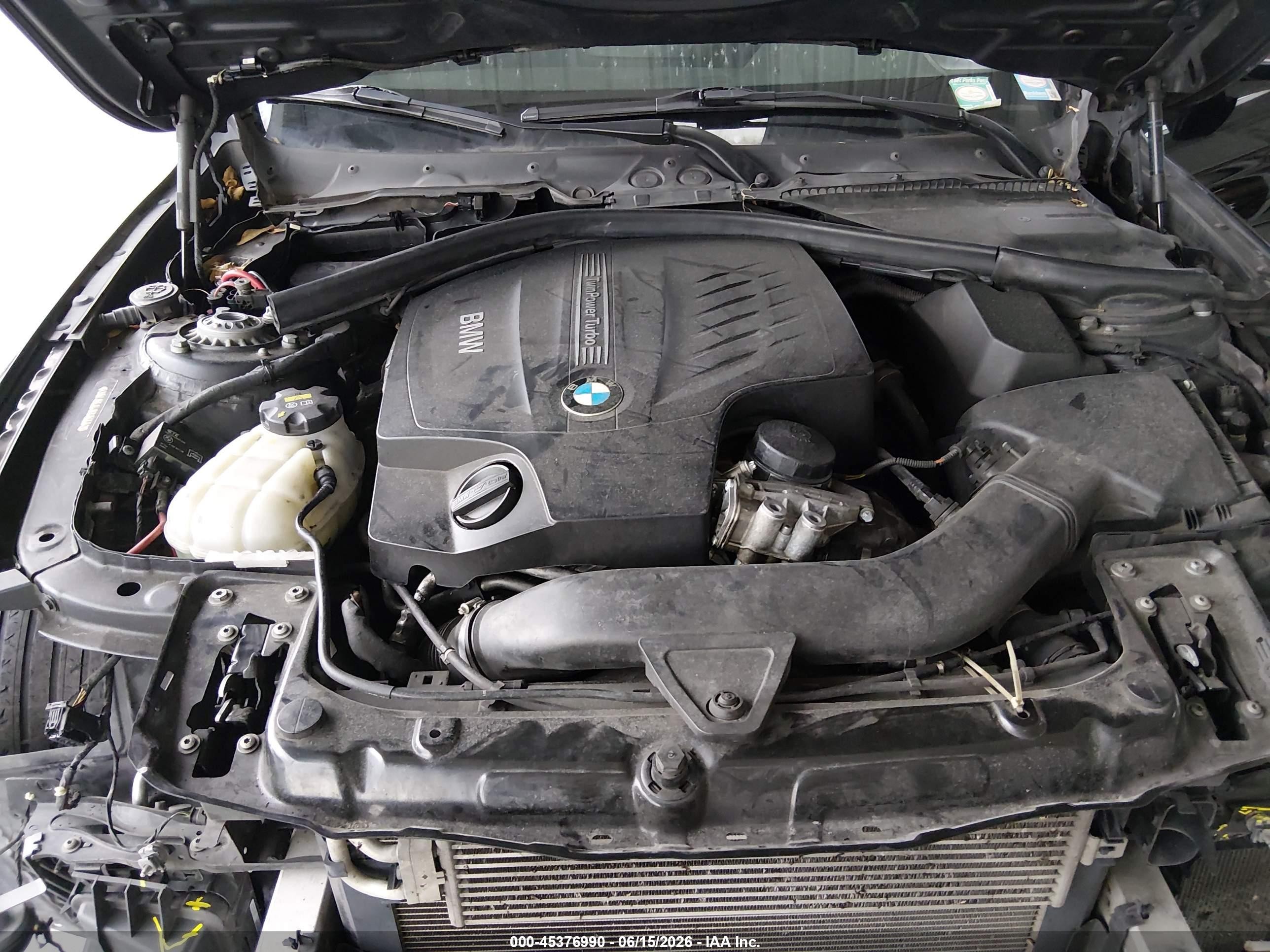 2015 Bmw 435i Xdrive Black vin: WBA3R5C51FK189601
