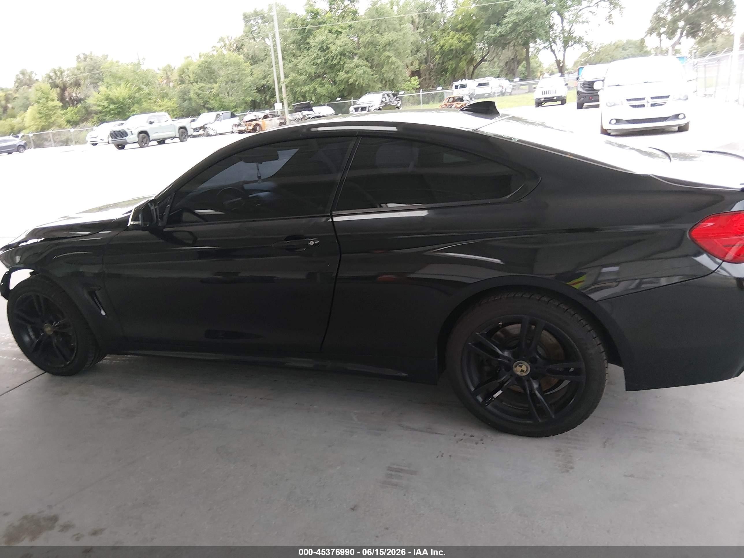 2015 Bmw 435i Xdrive Black vin: WBA3R5C51FK189601