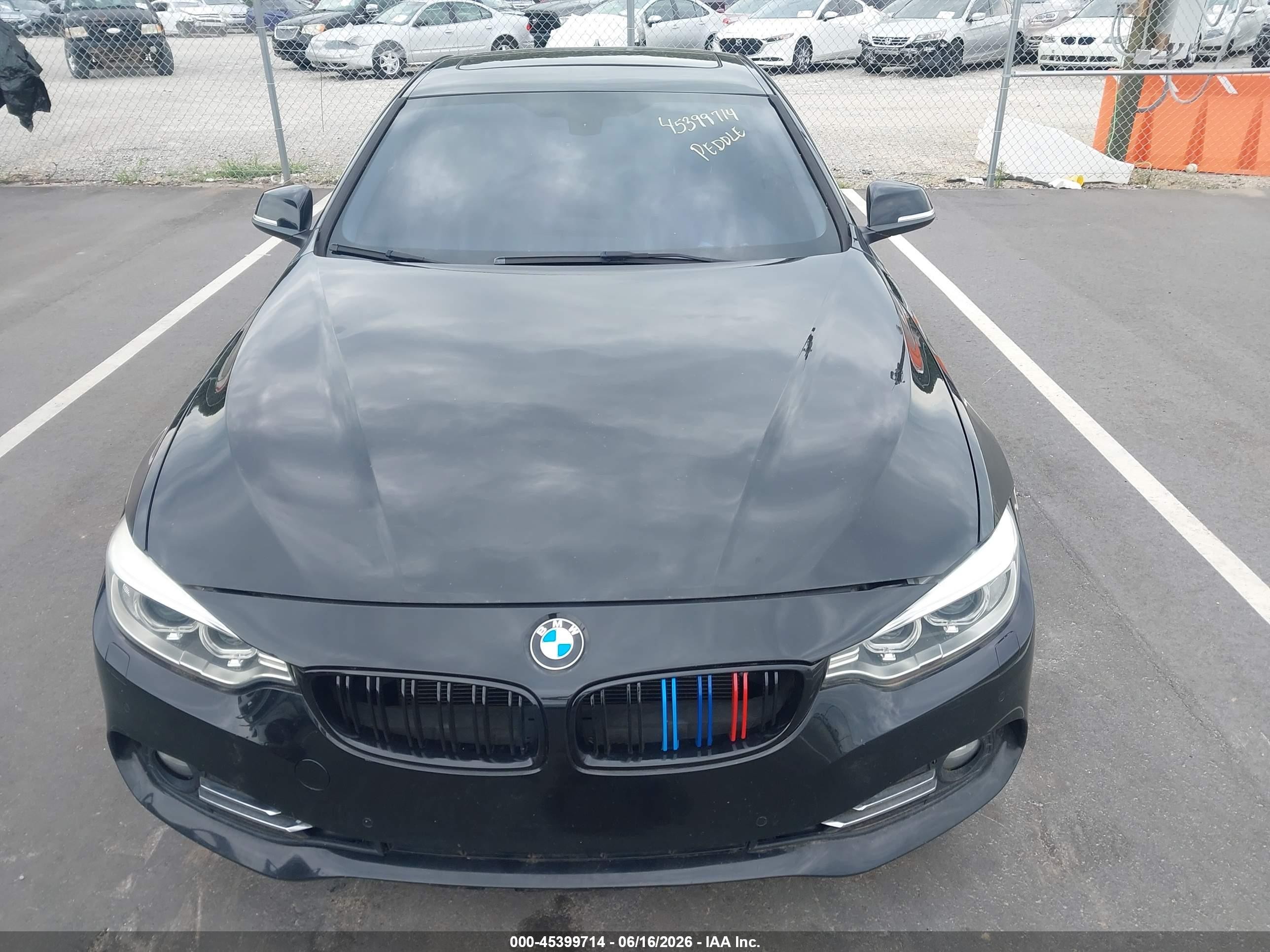 2014 Bmw 435i Xdrive Black vin: WBA3R5C52EK186706
