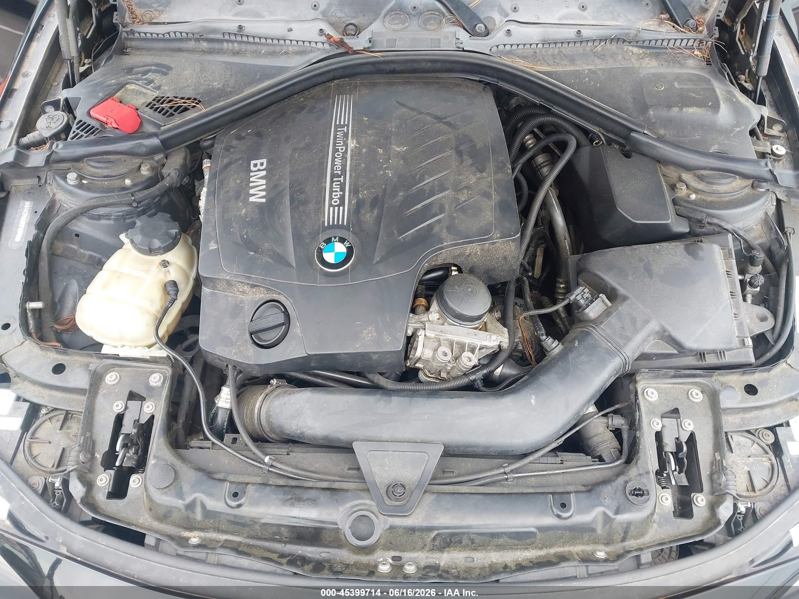2014 Bmw 435i Xdrive Black vin: WBA3R5C52EK186706