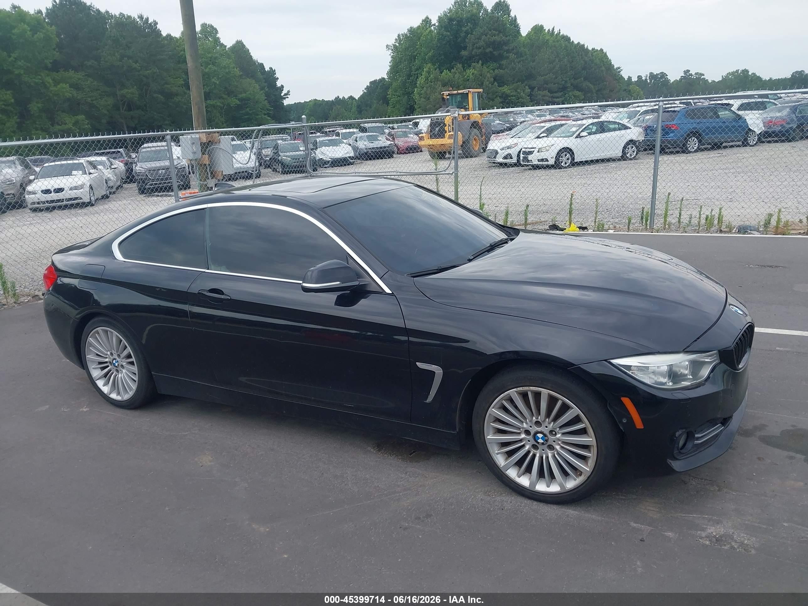 2014 Bmw 435i Xdrive Black vin: WBA3R5C52EK186706