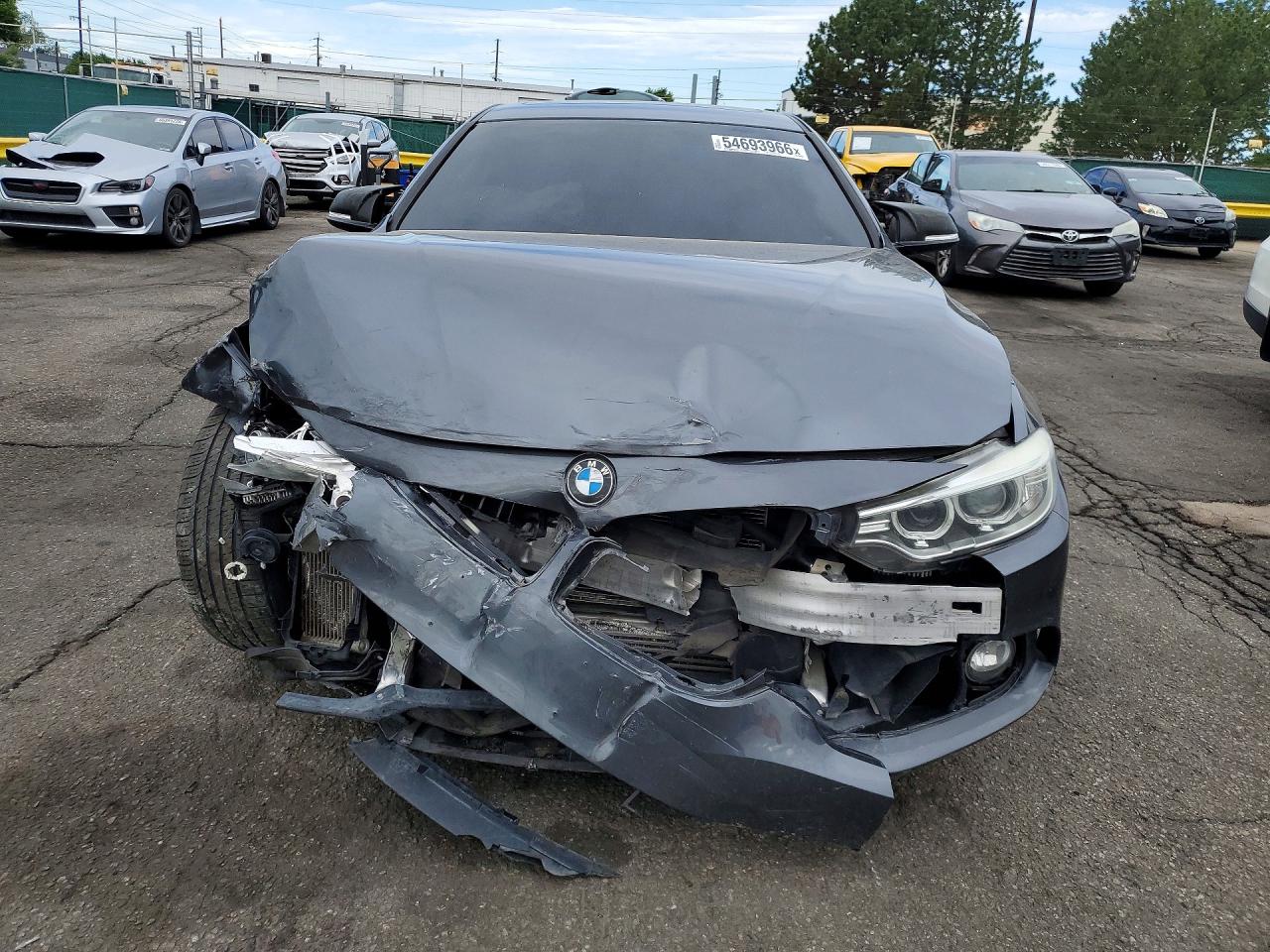 2014 Bmw 435 Xi Серый vin: WBA3R5C52EK187323