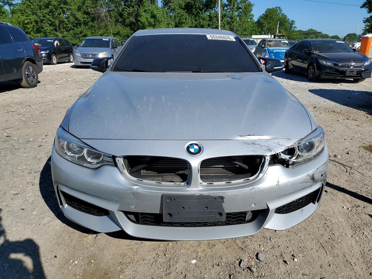 2014 Bmw 435 Xi Silver vin: WBA3R5C53EK186536