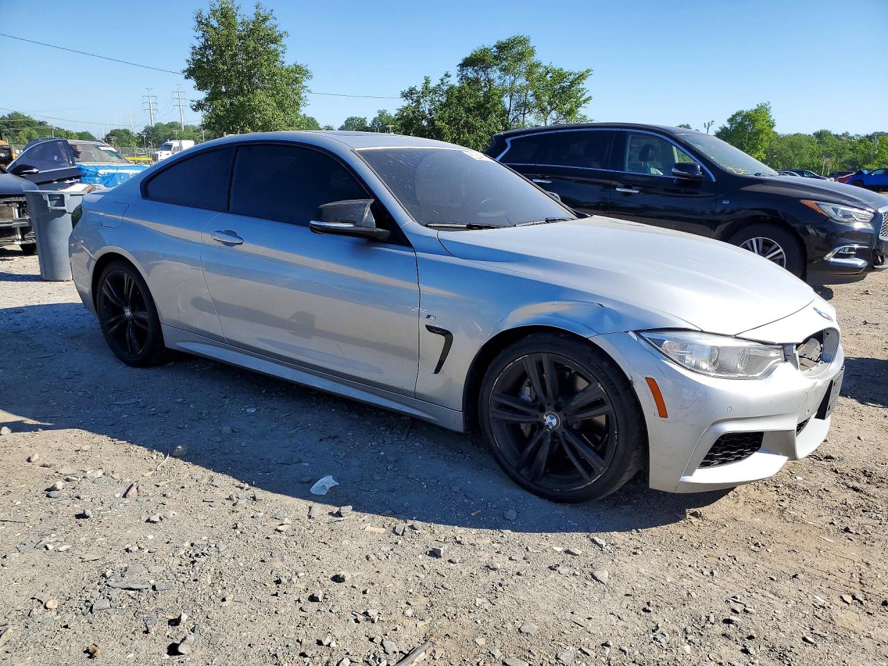 2014 Bmw 435 Xi Silver vin: WBA3R5C53EK186536