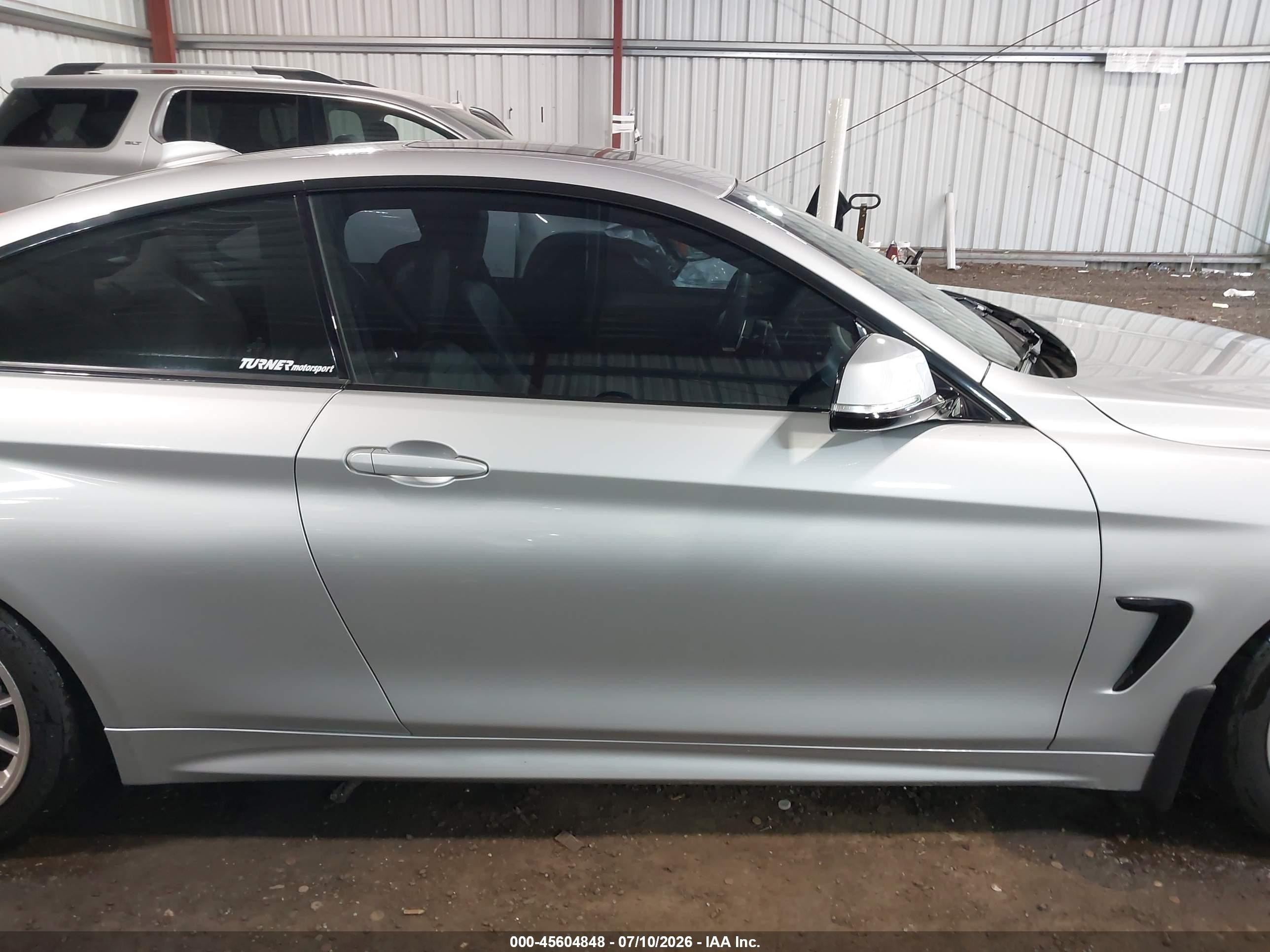 2015 Bmw 435i Xdrive Silver vin: WBA3R5C53FK371610