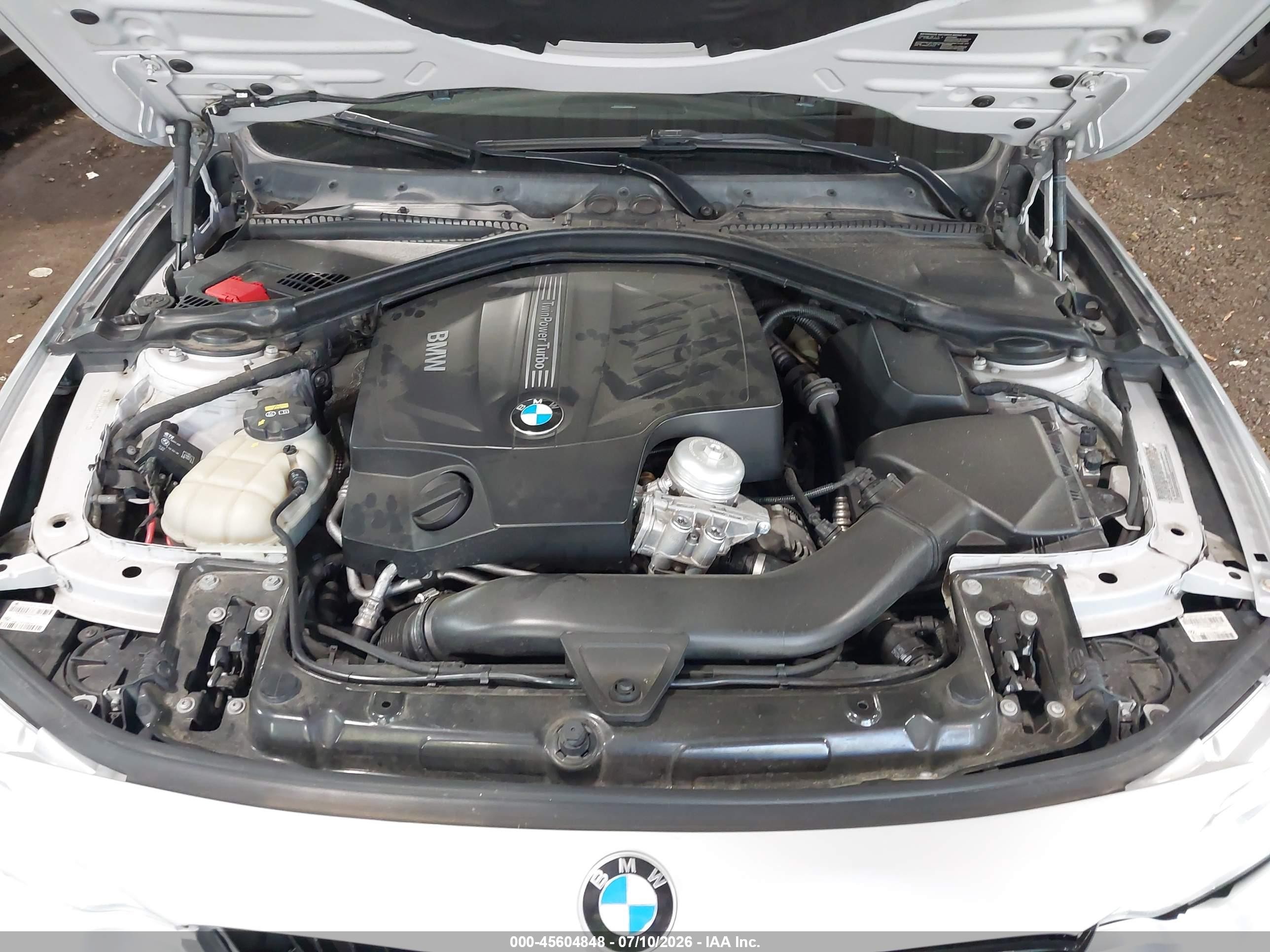 2015 Bmw 435i Xdrive Silver vin: WBA3R5C53FK371610