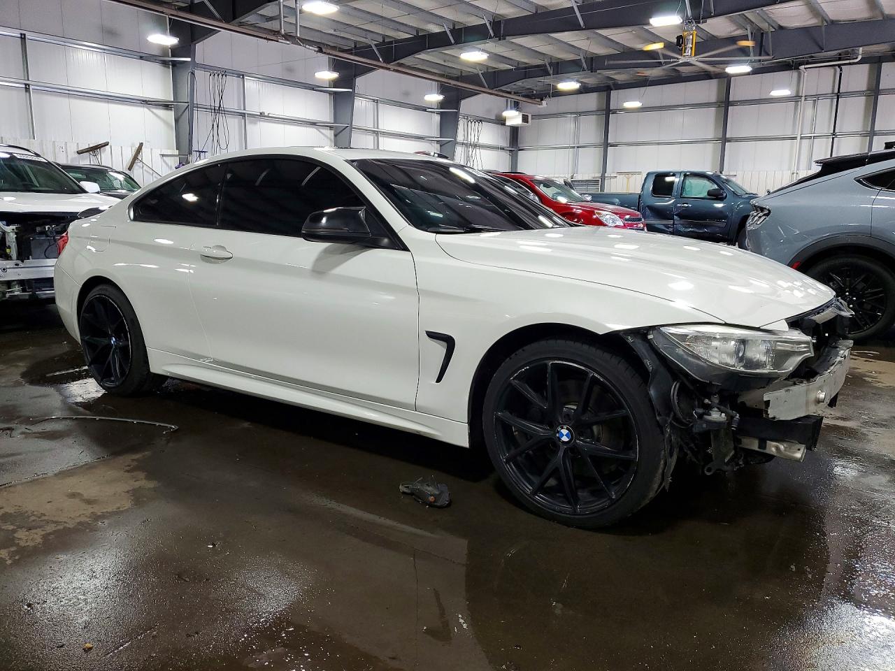 2015 Bmw 435 Xi White vin: WBA3R5C53FK372899