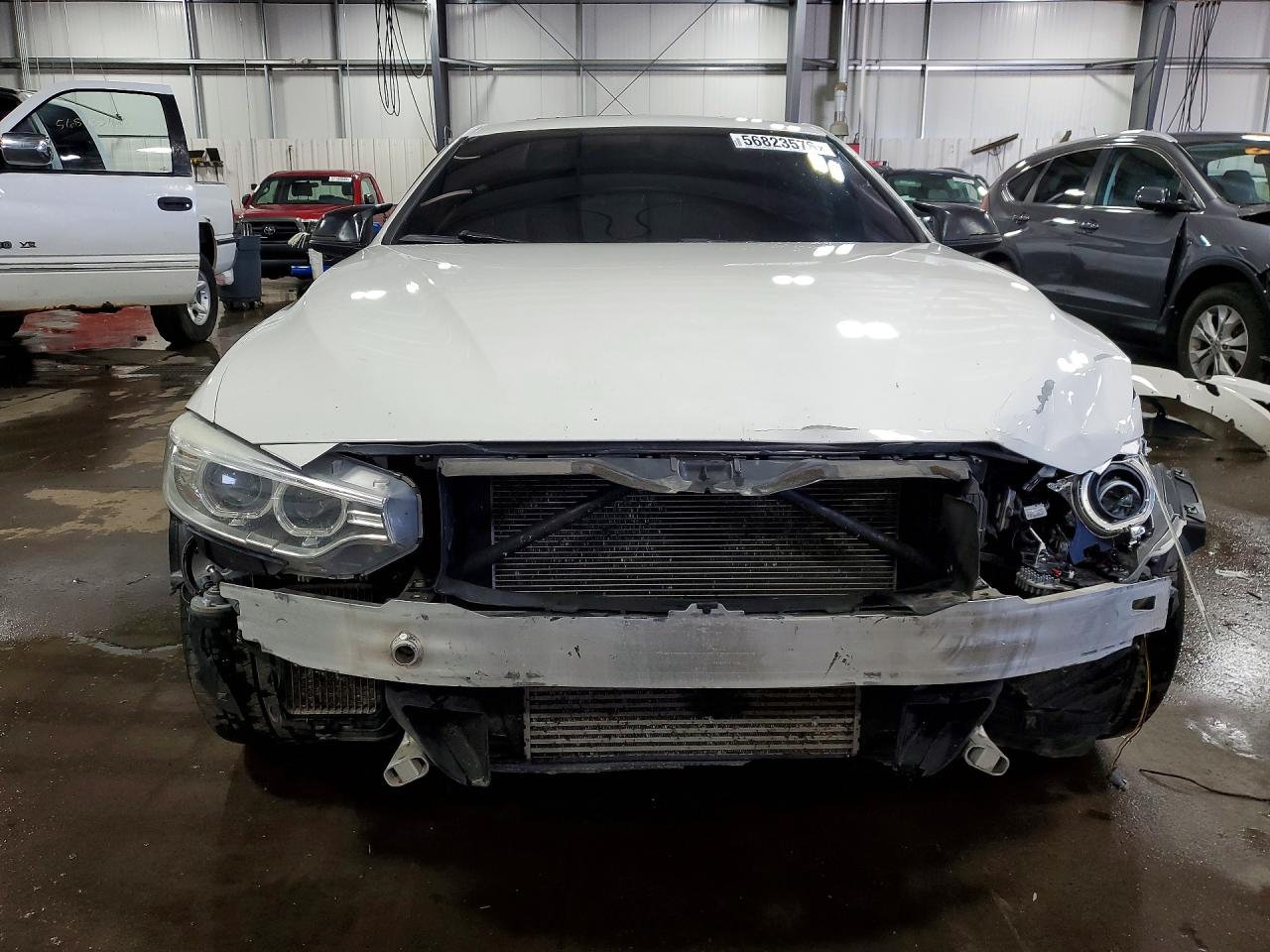2015 Bmw 435 Xi White vin: WBA3R5C53FK372899