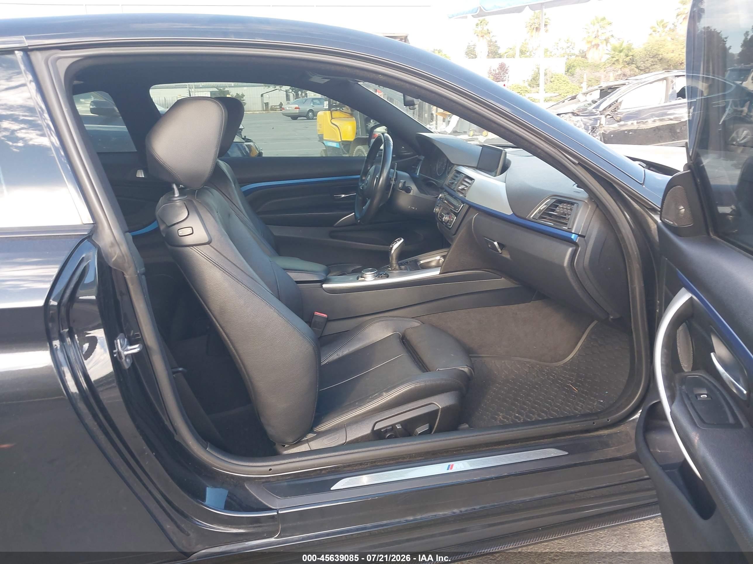 2015 Bmw 435i Xdrive Black vin: WBA3R5C53FK372904
