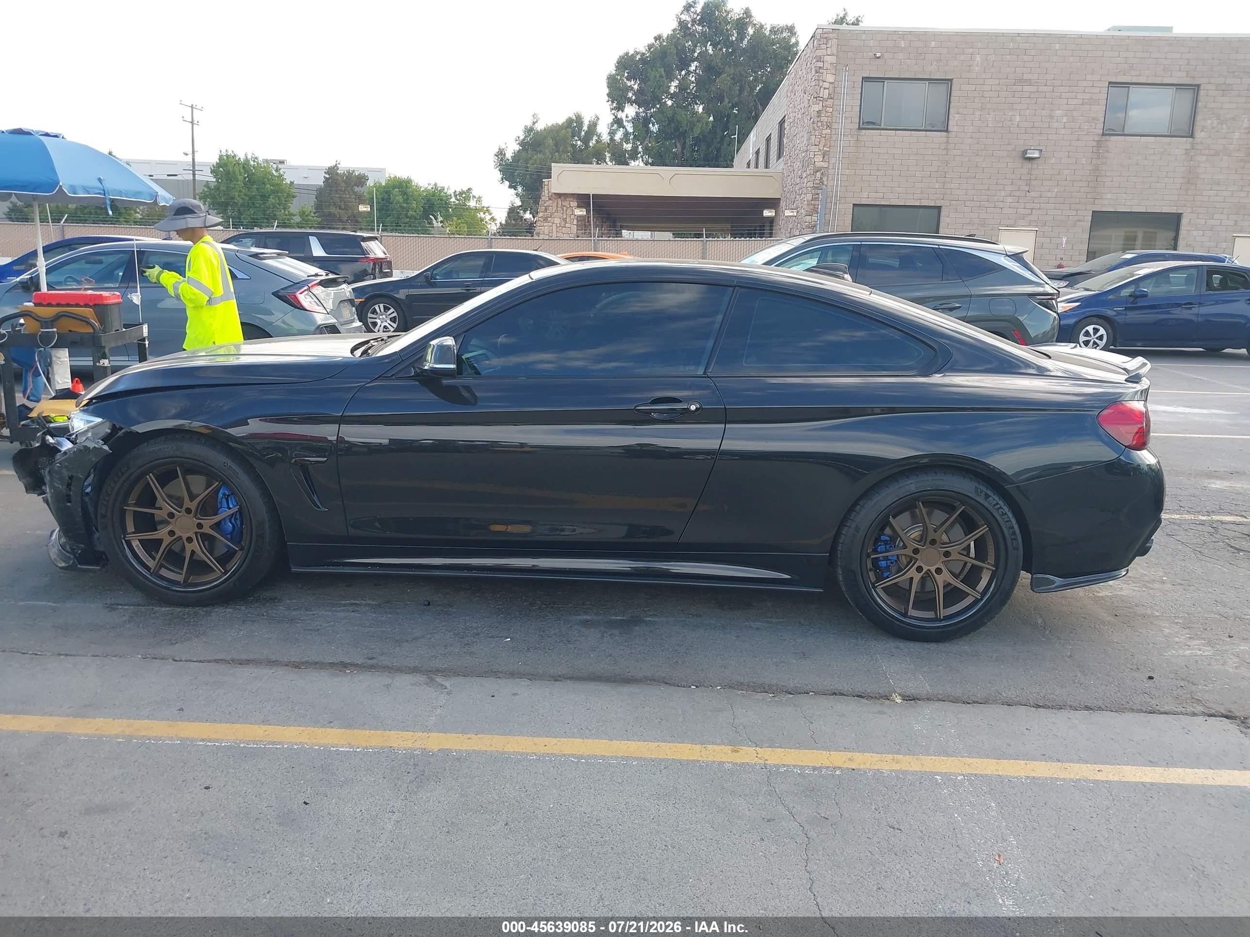 2015 Bmw 435i Xdrive Black vin: WBA3R5C53FK372904