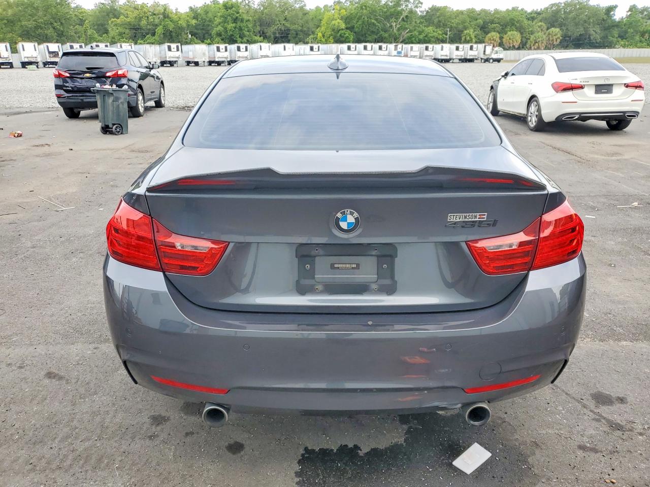 2014 Bmw 435 Xi Gray vin: WBA3R5C54EK187873