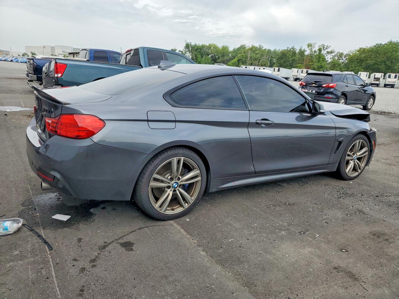 2014 Bmw 435 Xi Gray vin: WBA3R5C54EK187873