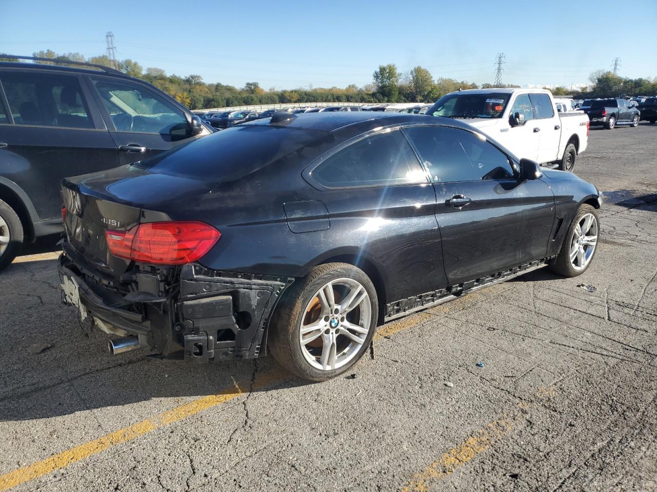 2015 Bmw 435 Xi Black vin: WBA3R5C54FK371826