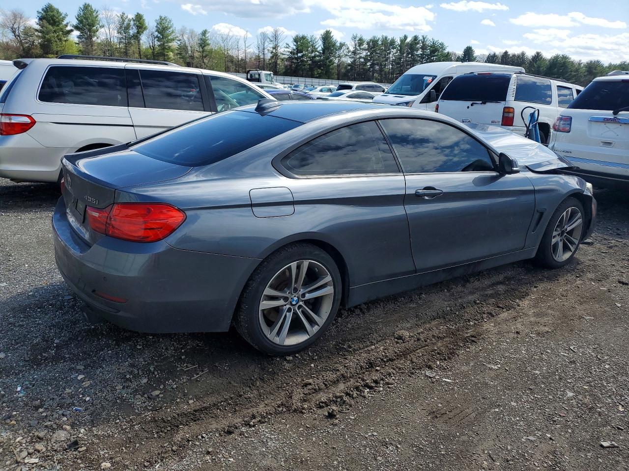 2014 Bmw 435 Xi Charcoal vin: WBA3R5C55EK187980