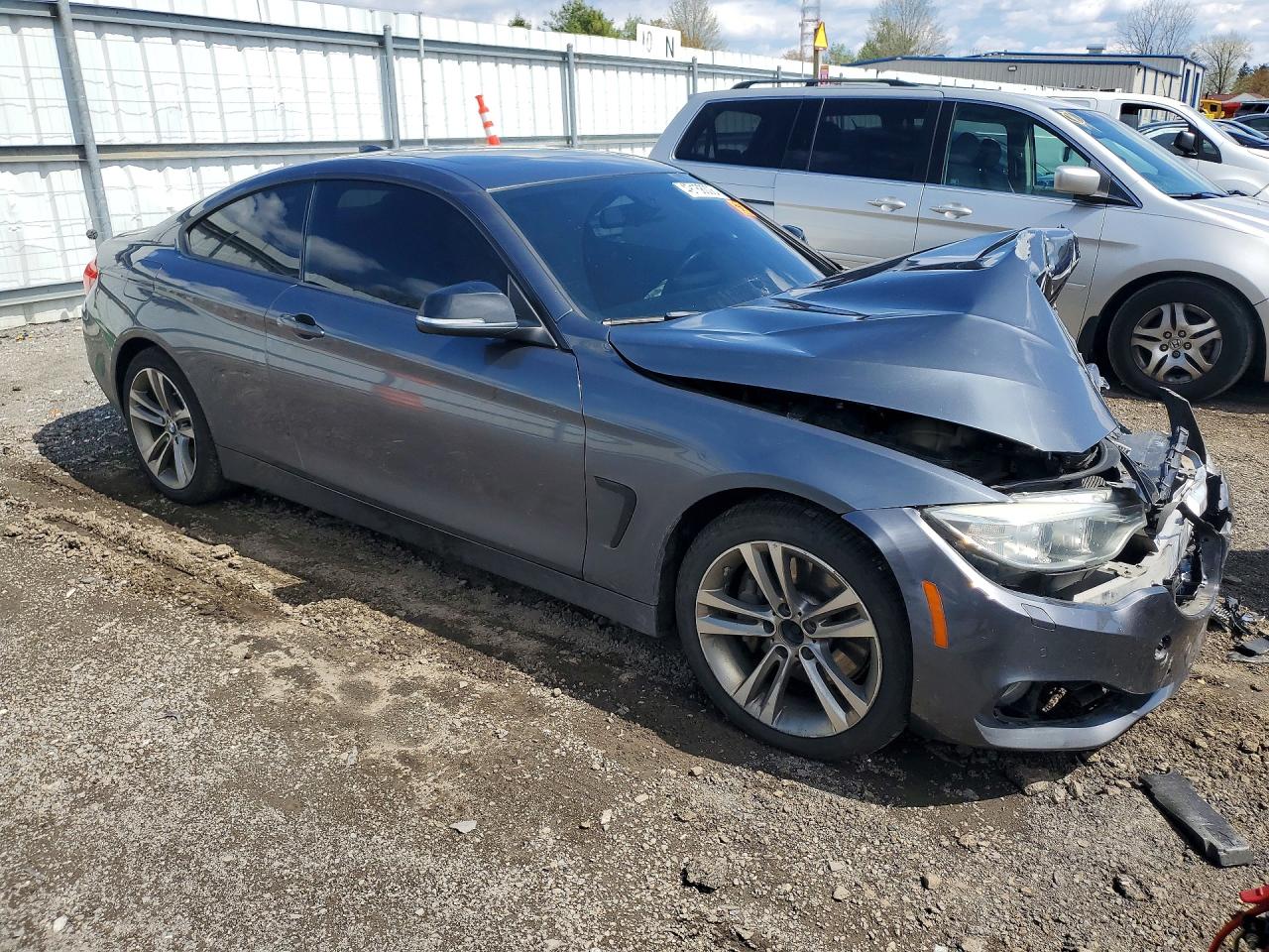 2014 Bmw 435 Xi Charcoal vin: WBA3R5C55EK187980