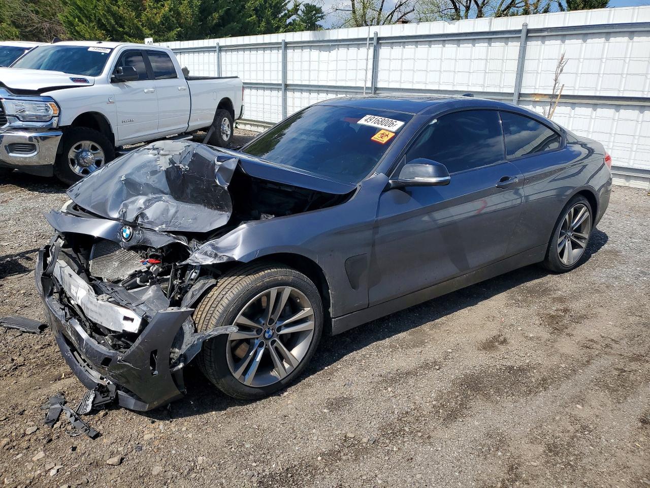 2014 Bmw 435 Xi Charcoal vin: WBA3R5C55EK187980
