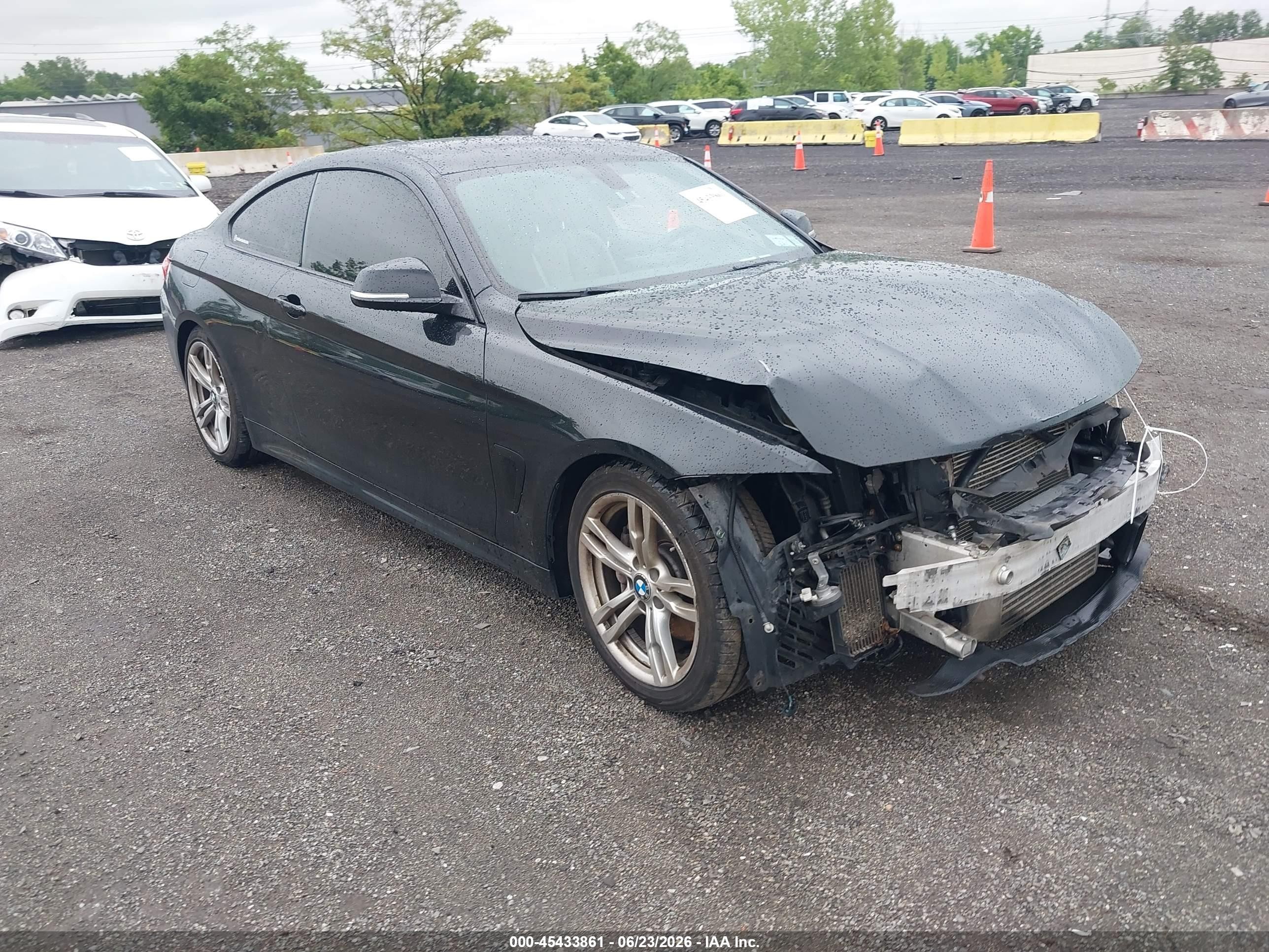 2014 Bmw 435i Xdrive Черный vin: WBA3R5C56EK187163