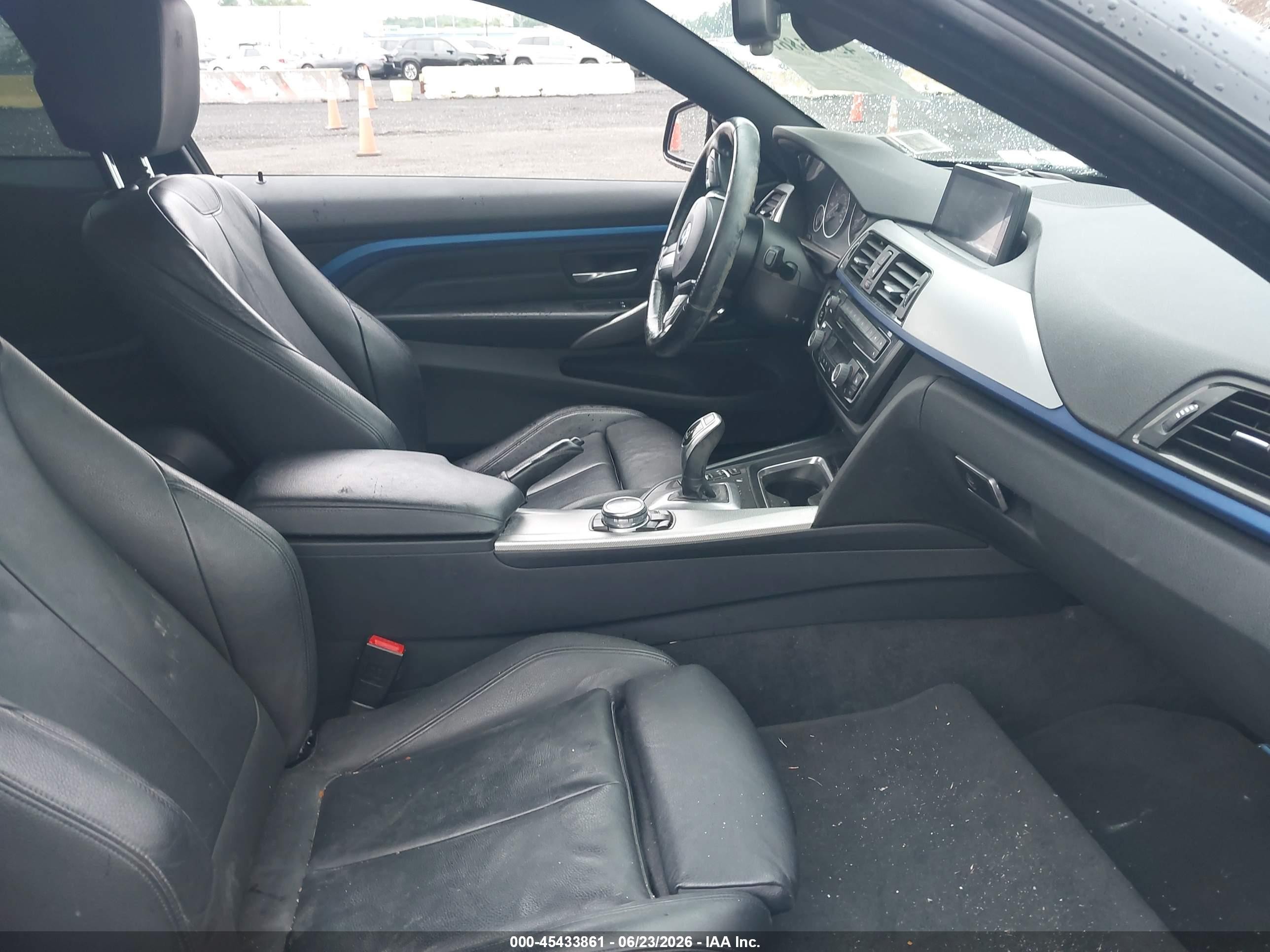 2014 Bmw 435i Xdrive Black vin: WBA3R5C56EK187163
