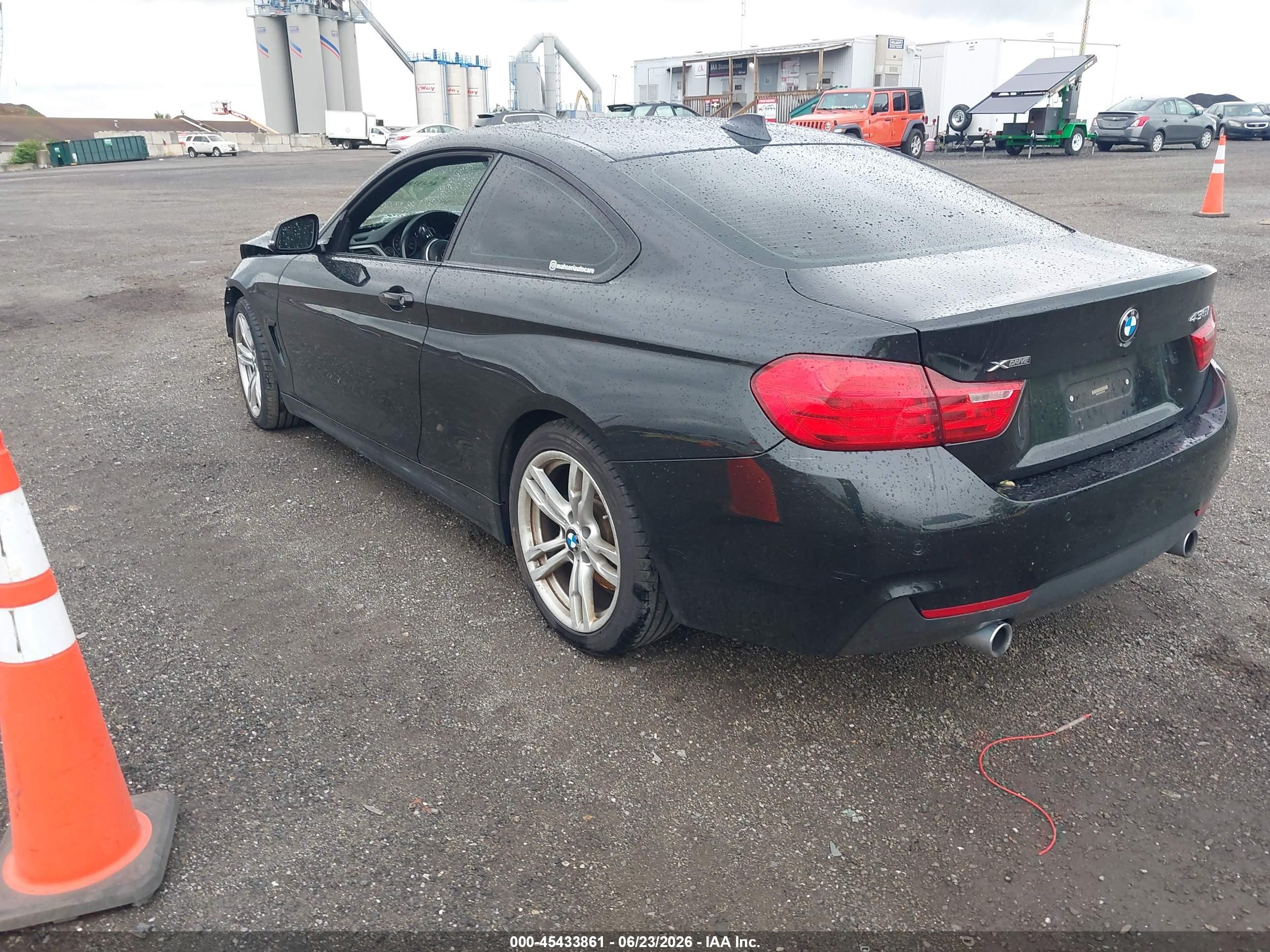 2014 Bmw 435i Xdrive Black vin: WBA3R5C56EK187163