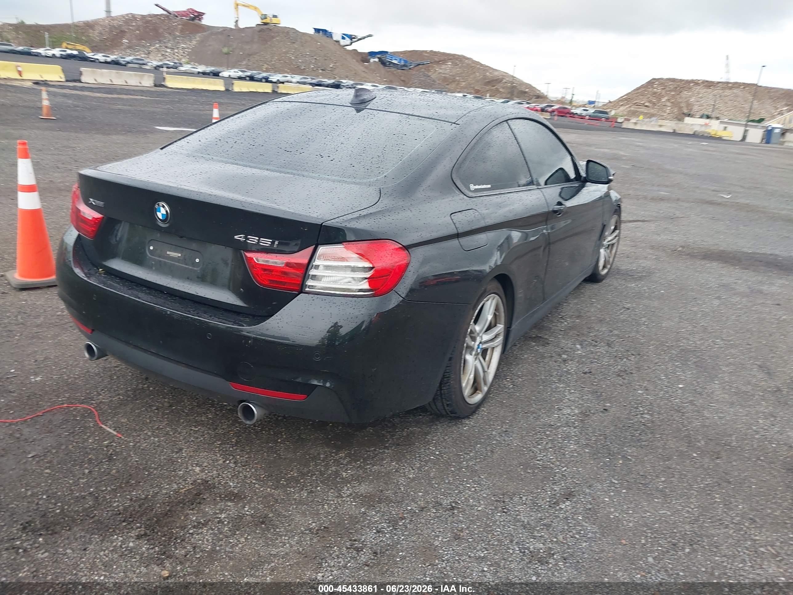 2014 Bmw 435i Xdrive Black vin: WBA3R5C56EK187163