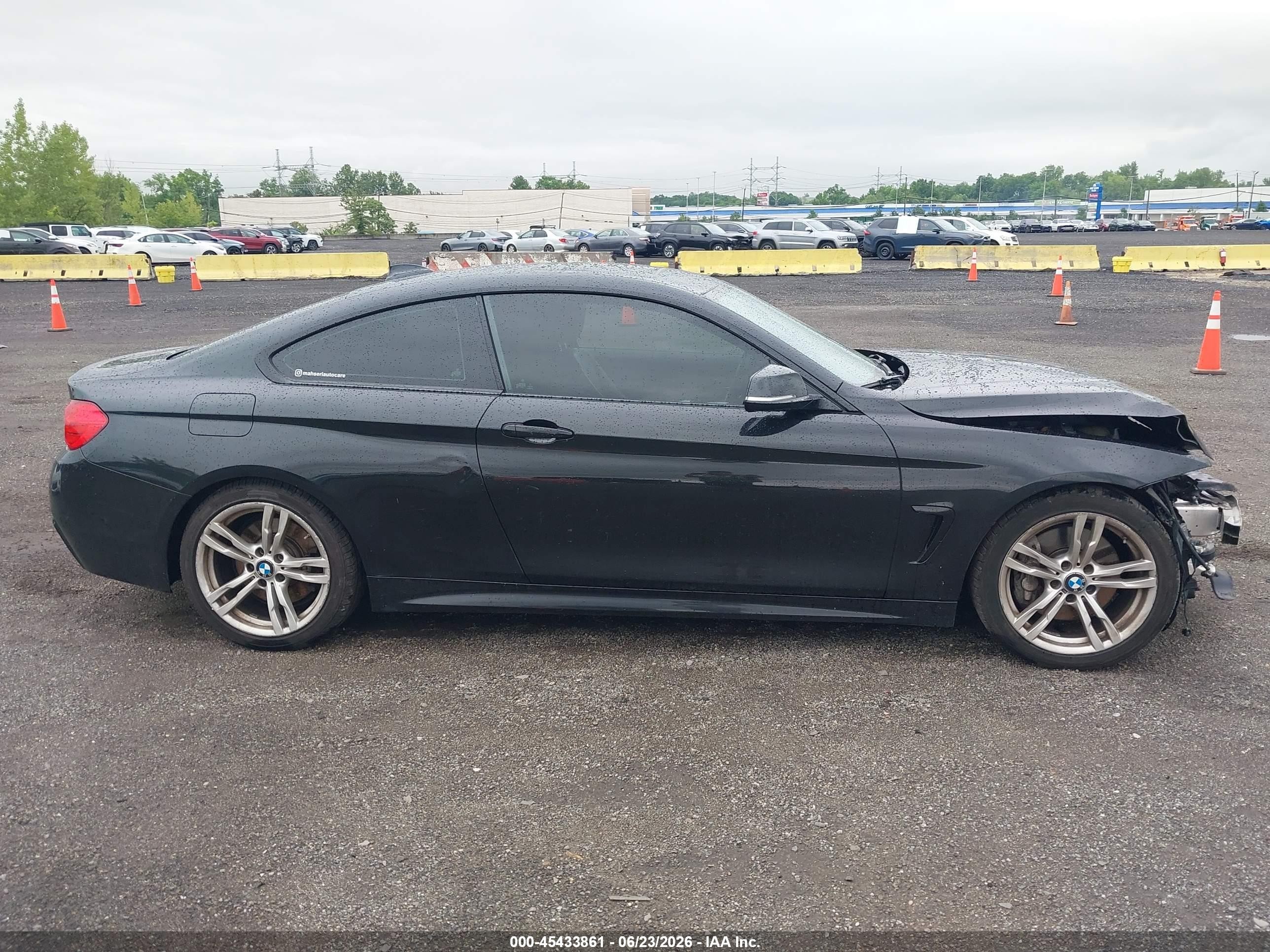 2014 Bmw 435i Xdrive Black vin: WBA3R5C56EK187163
