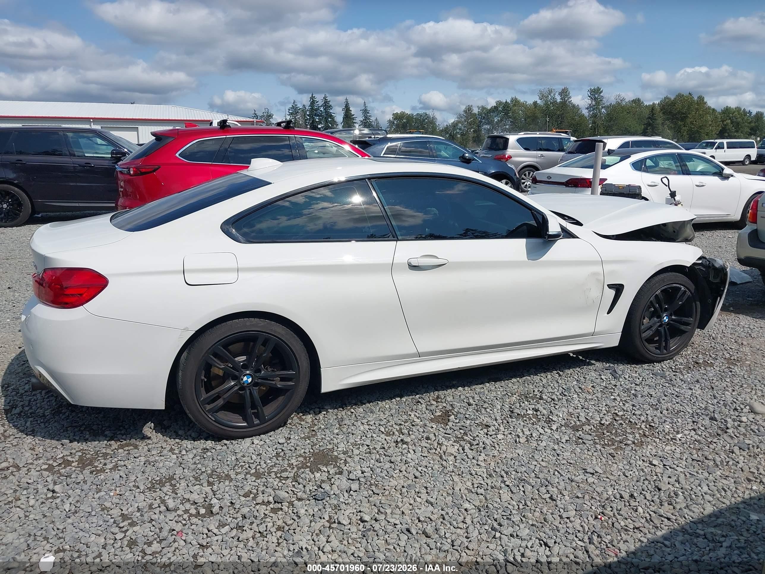 2014 Bmw 435i Xdrive White vin: WBA3R5C56EK187325