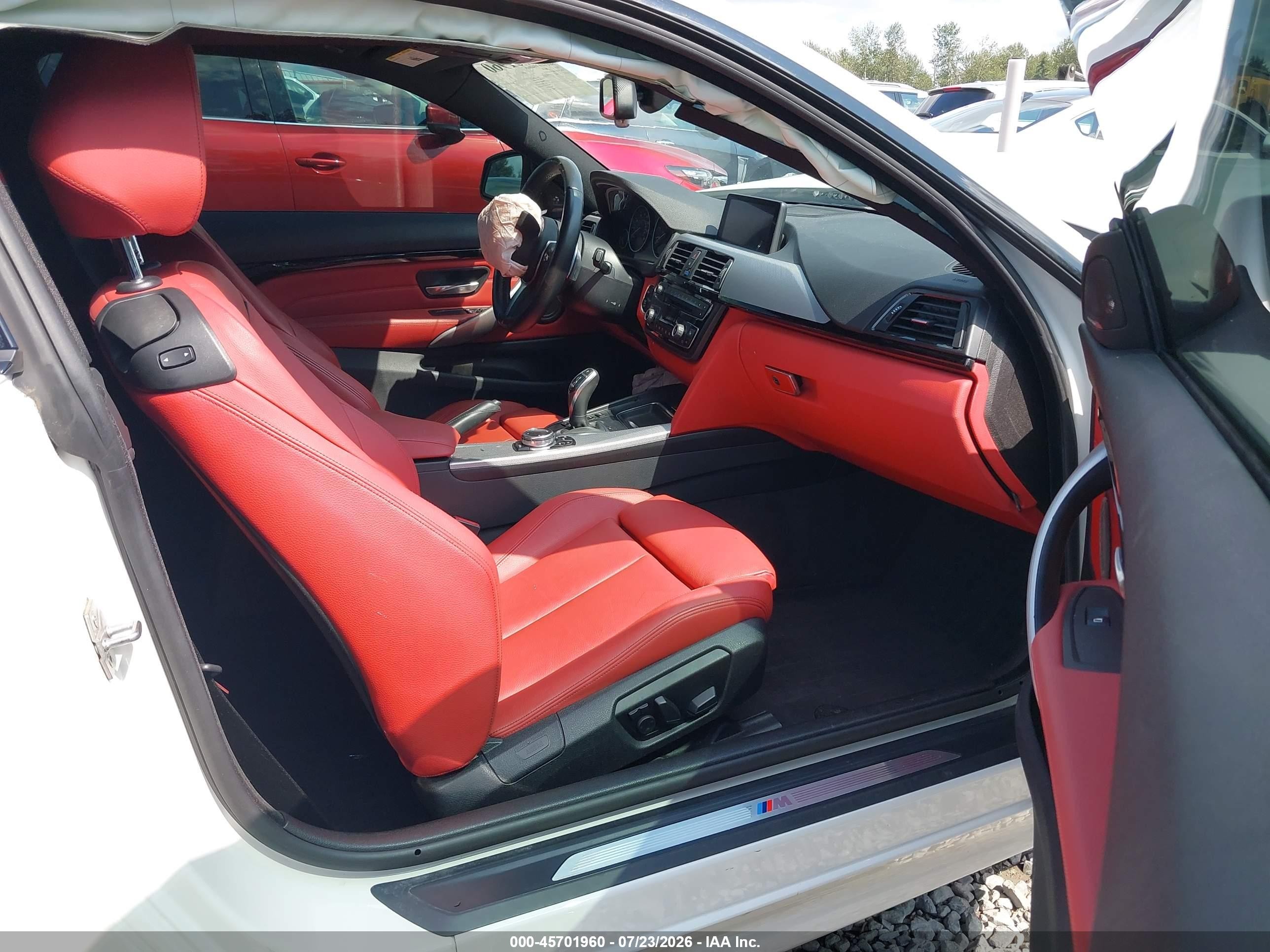 2014 Bmw 435i Xdrive White vin: WBA3R5C56EK187325