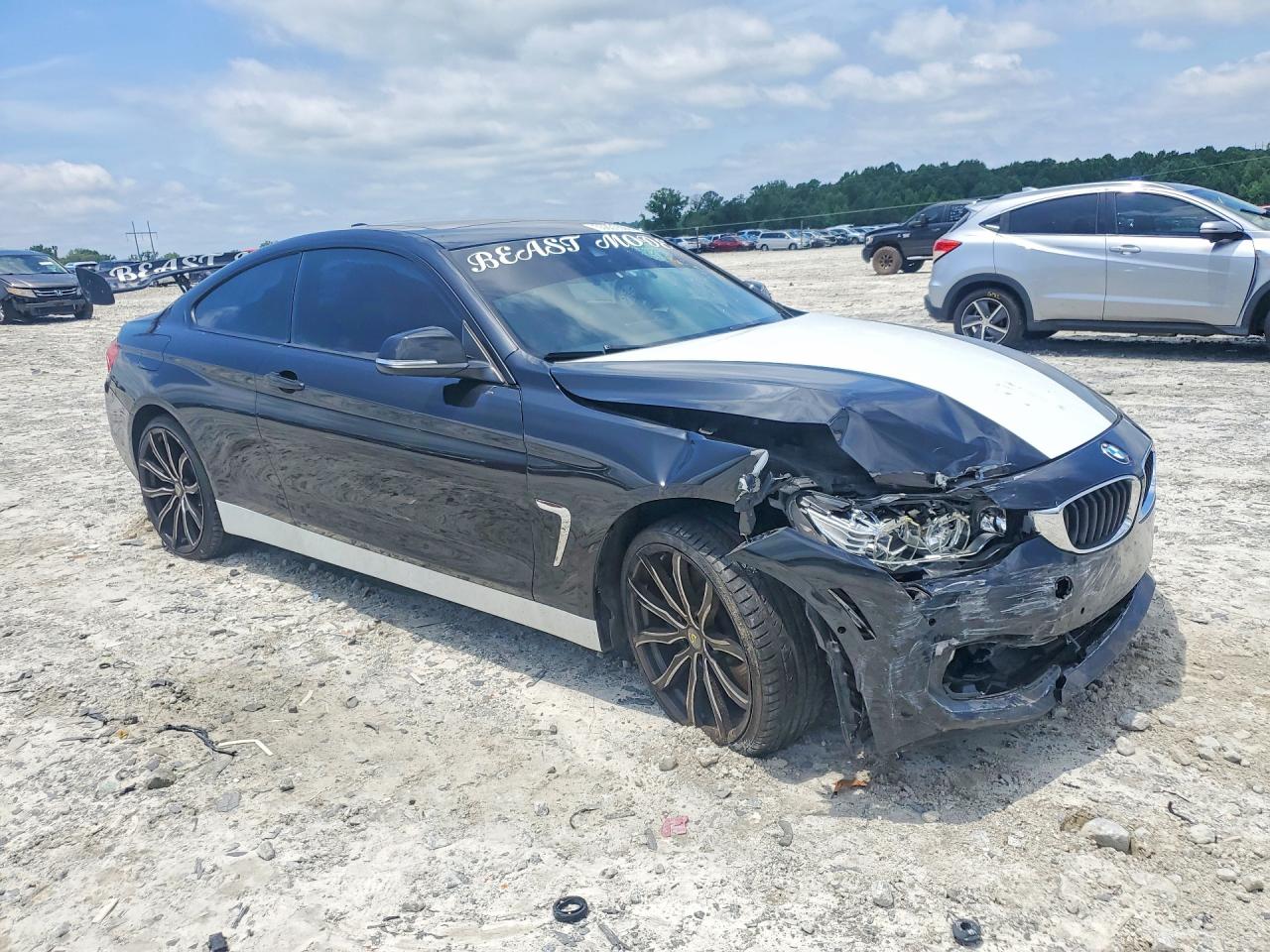 2014 Bmw 435 Xi Black vin: WBA3R5C56EK187423