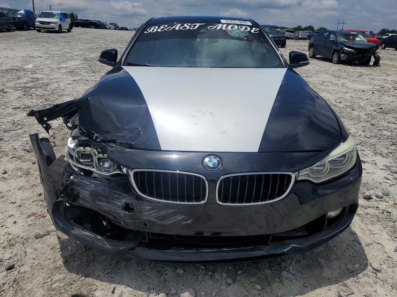 2014 Bmw 435 Xi Black vin: WBA3R5C56EK187423